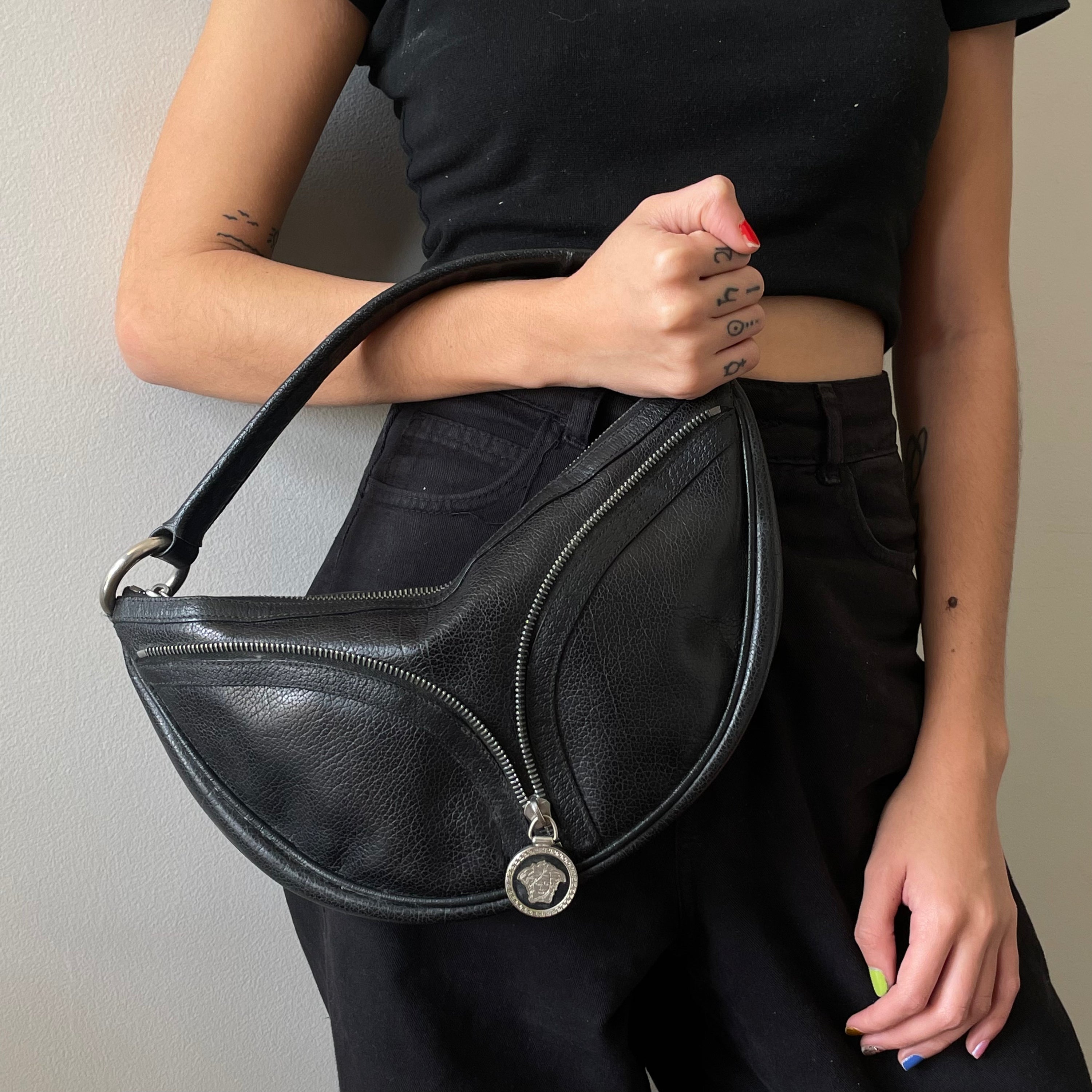 Versace Half Moon Bag
