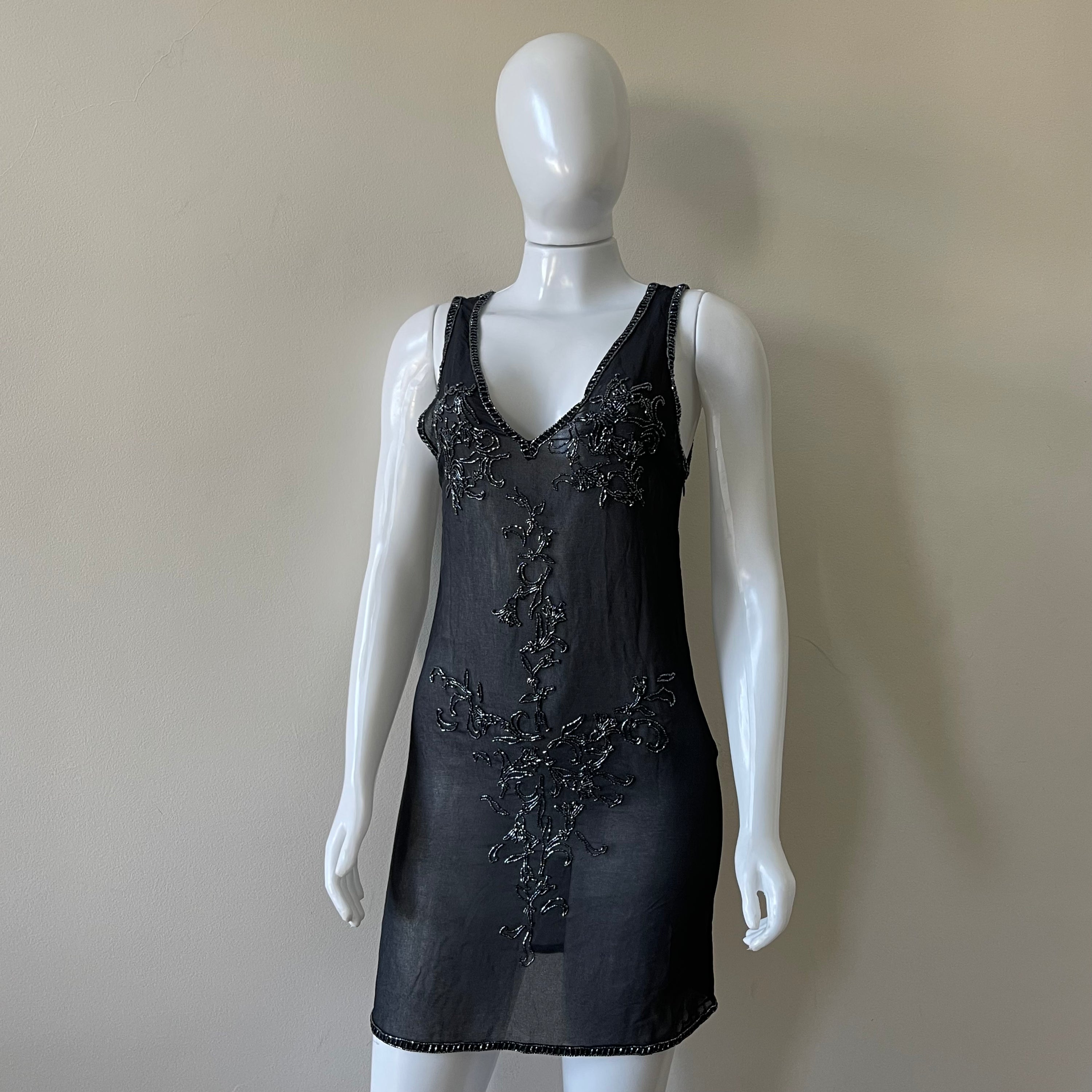 Prada Silk Embroided Dress