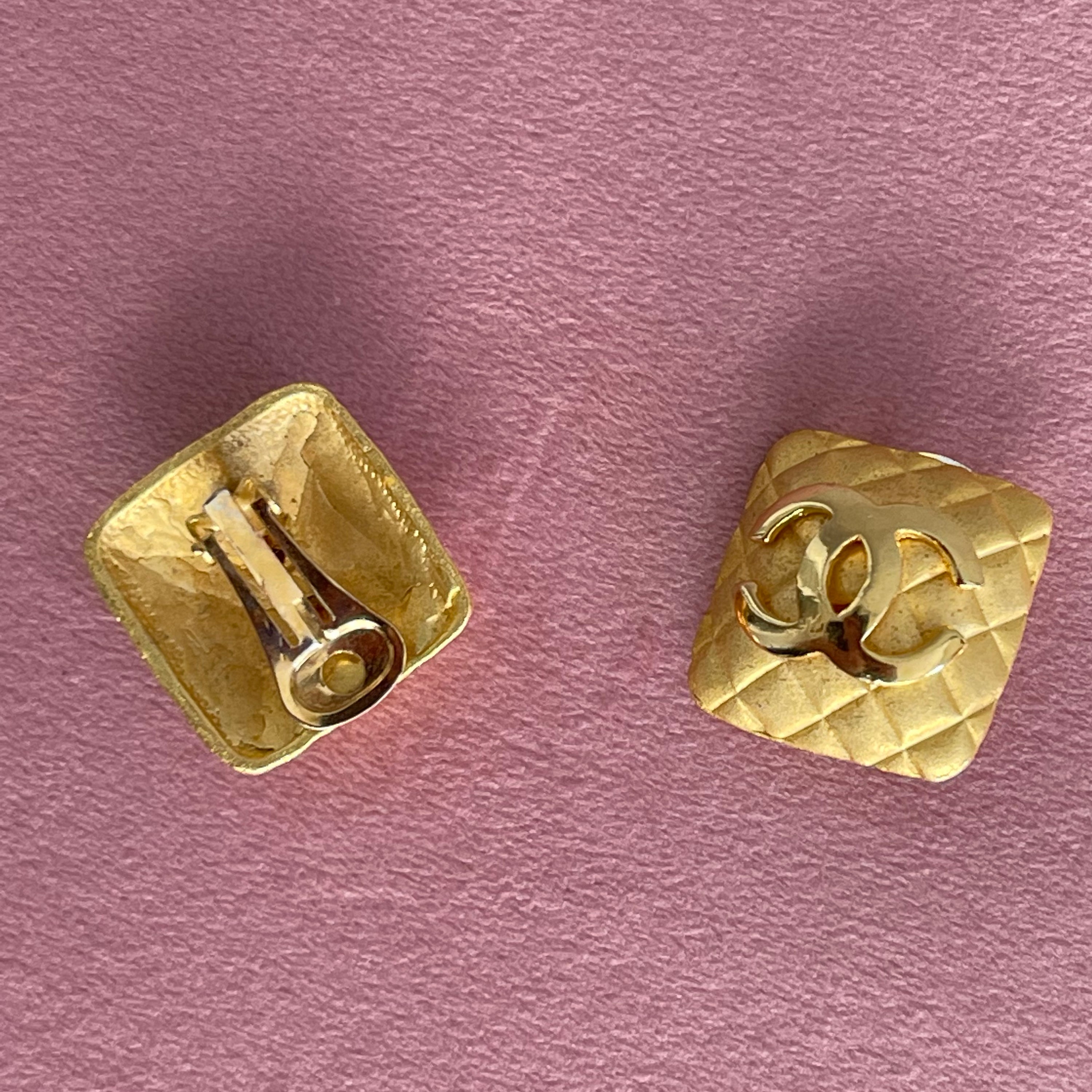 Chanel Clip On Earrings