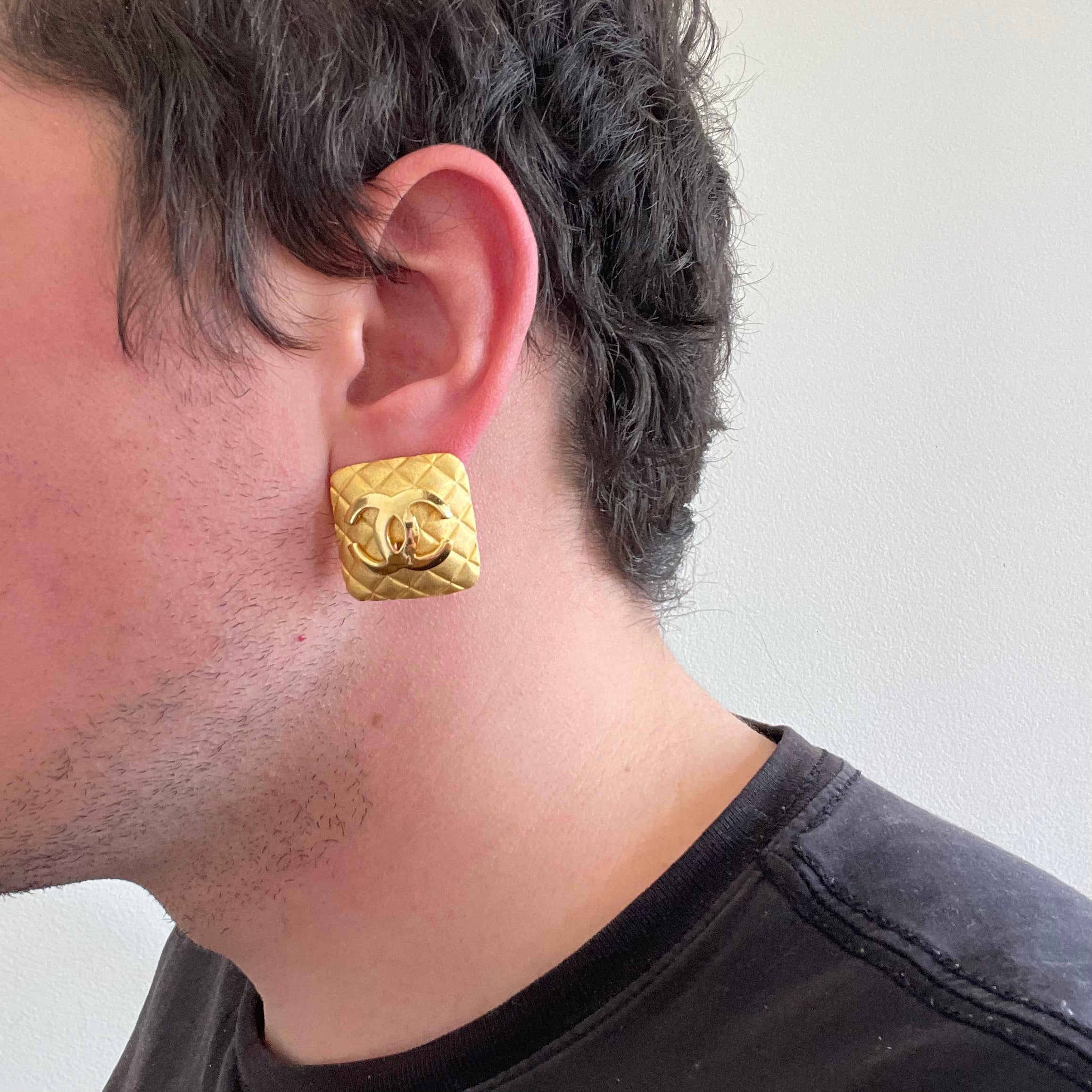 Chanel Clip On Earrings