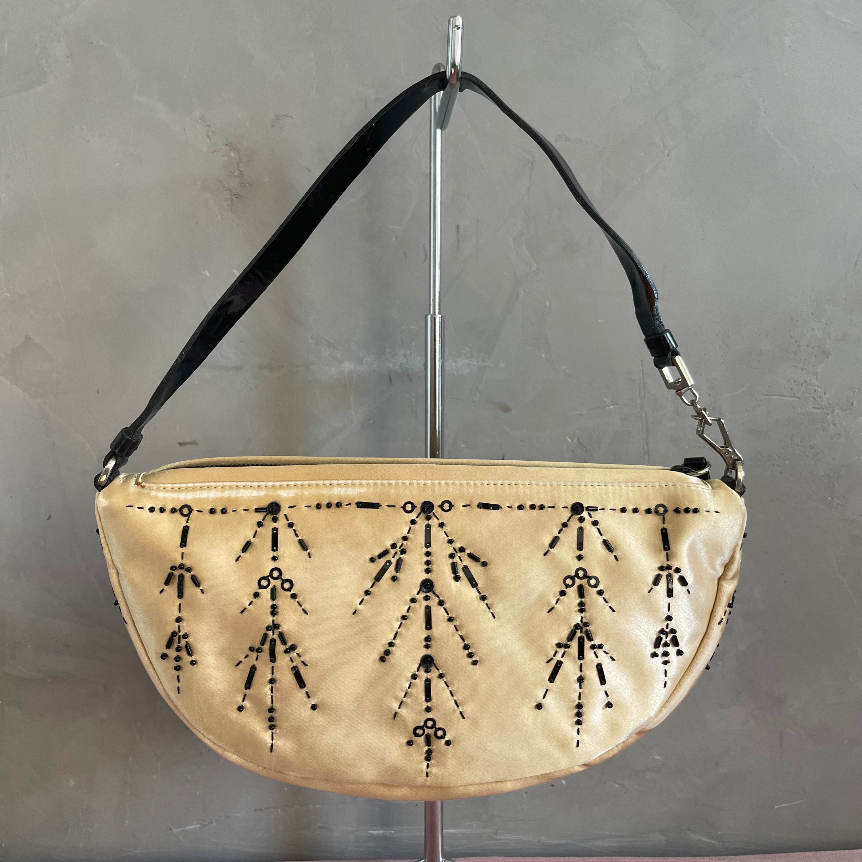 Prada Satin Embroided Bag