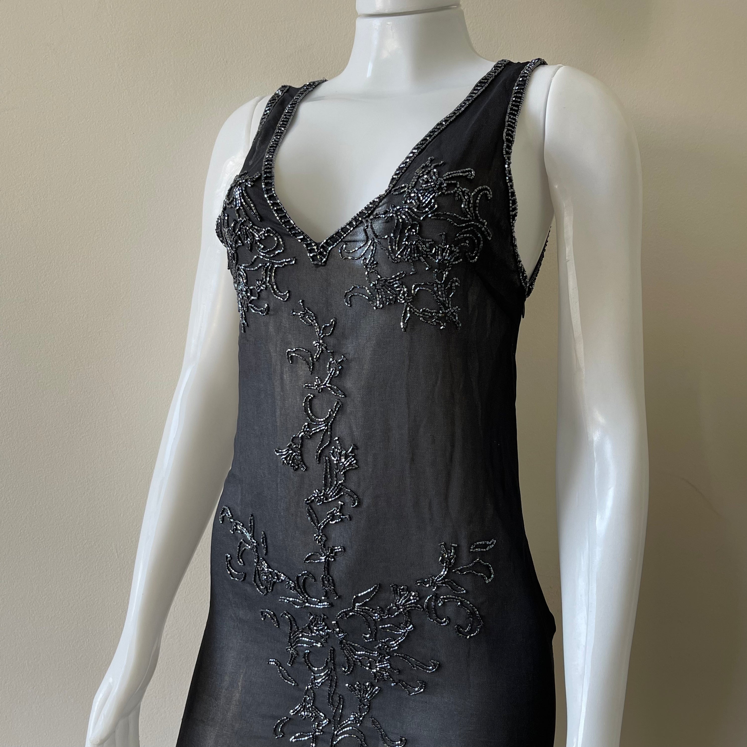 Prada Silk Embroided Dress