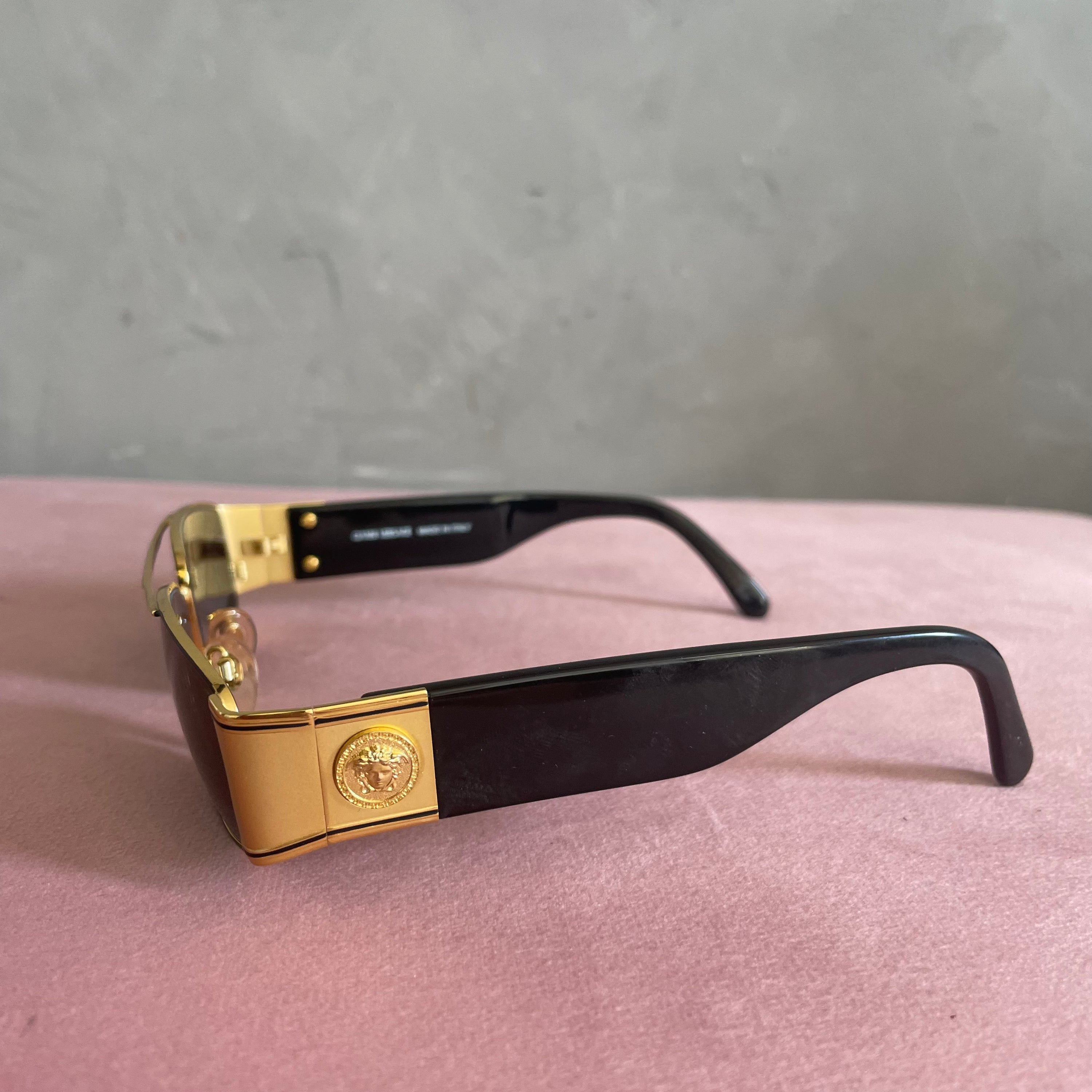 Gianni Versace Black GV7 Sunglasses