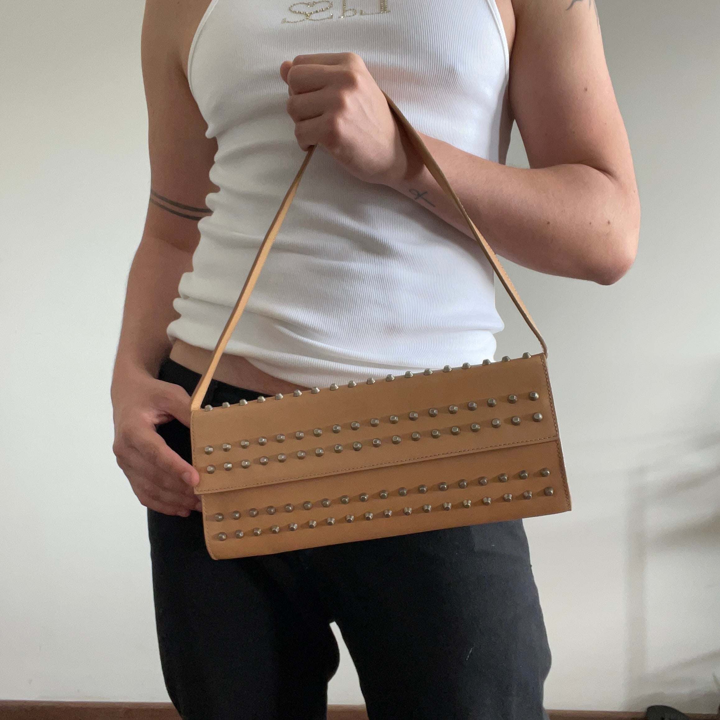 Fendi 2000s Studded Baguette