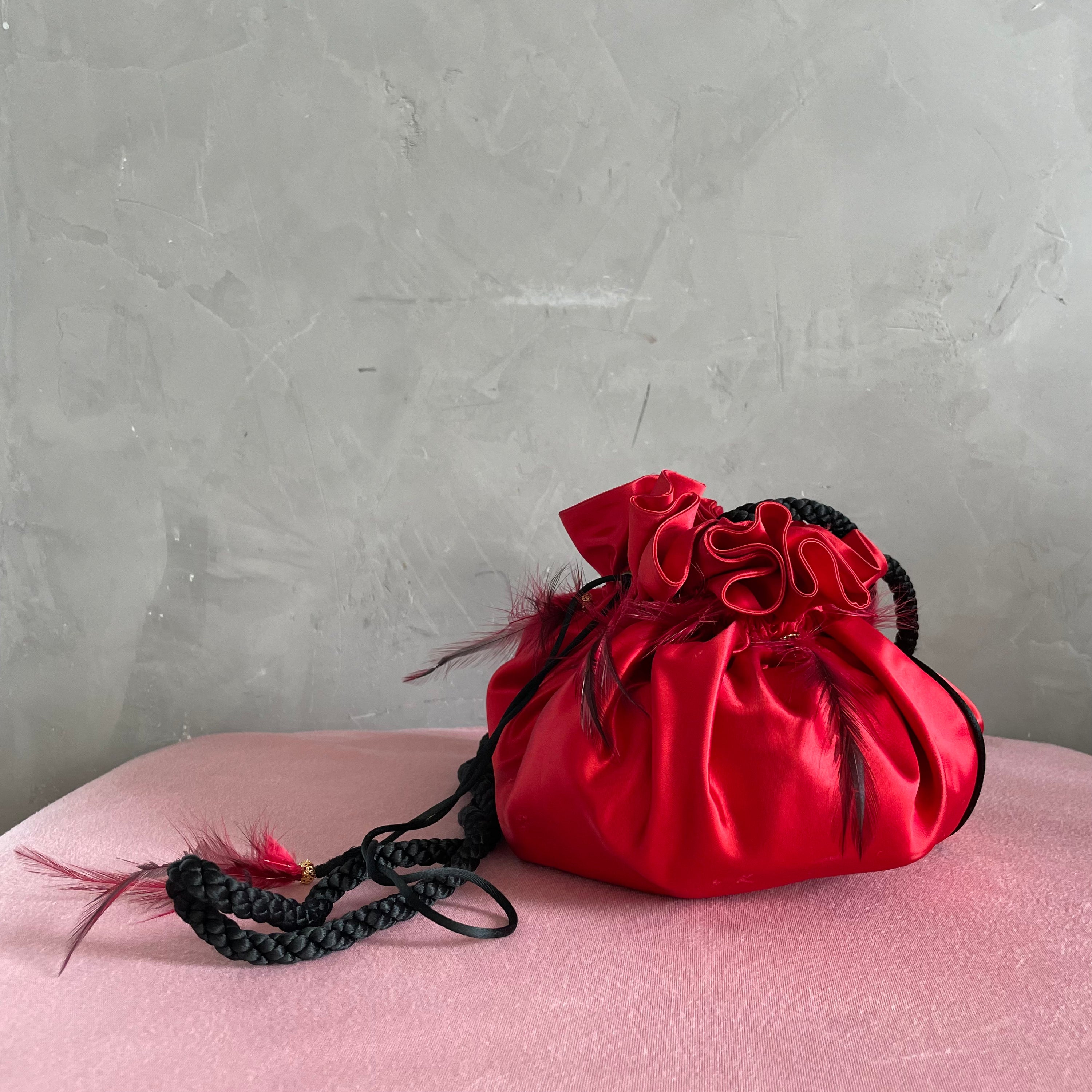 Yves Saint Laurent Vintage Satin Bucket