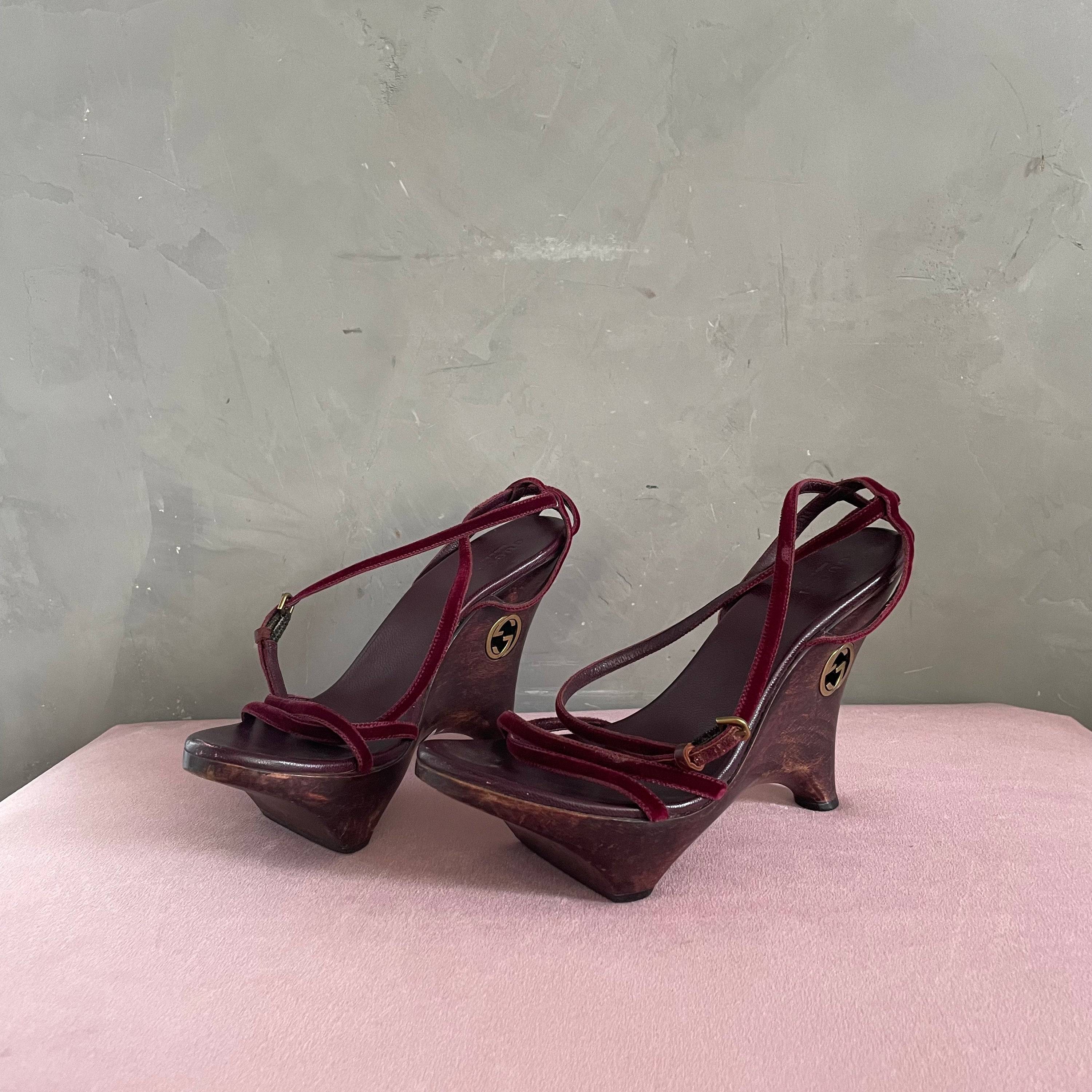 Gucci Wooden Wedge