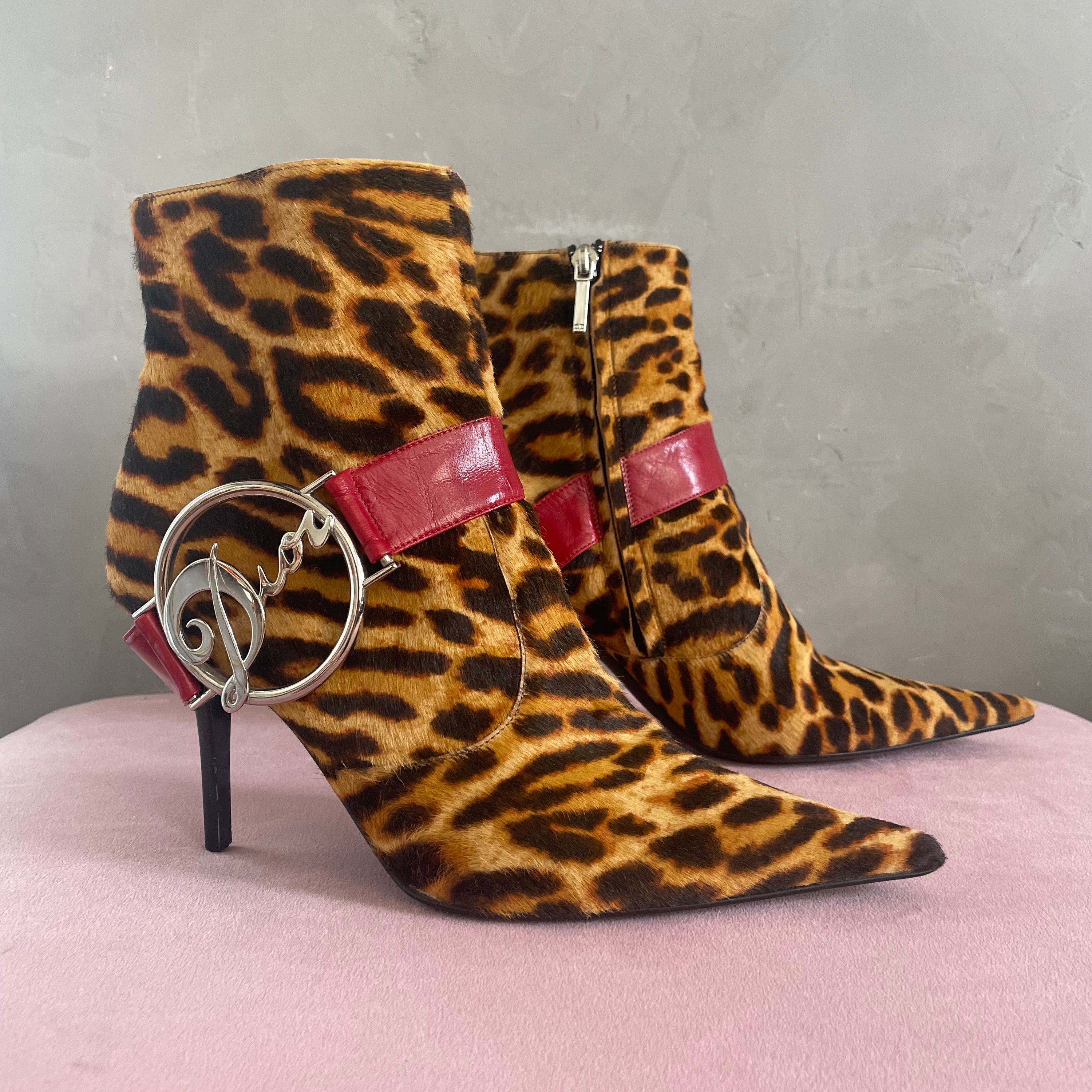 Dior Leopard Heels