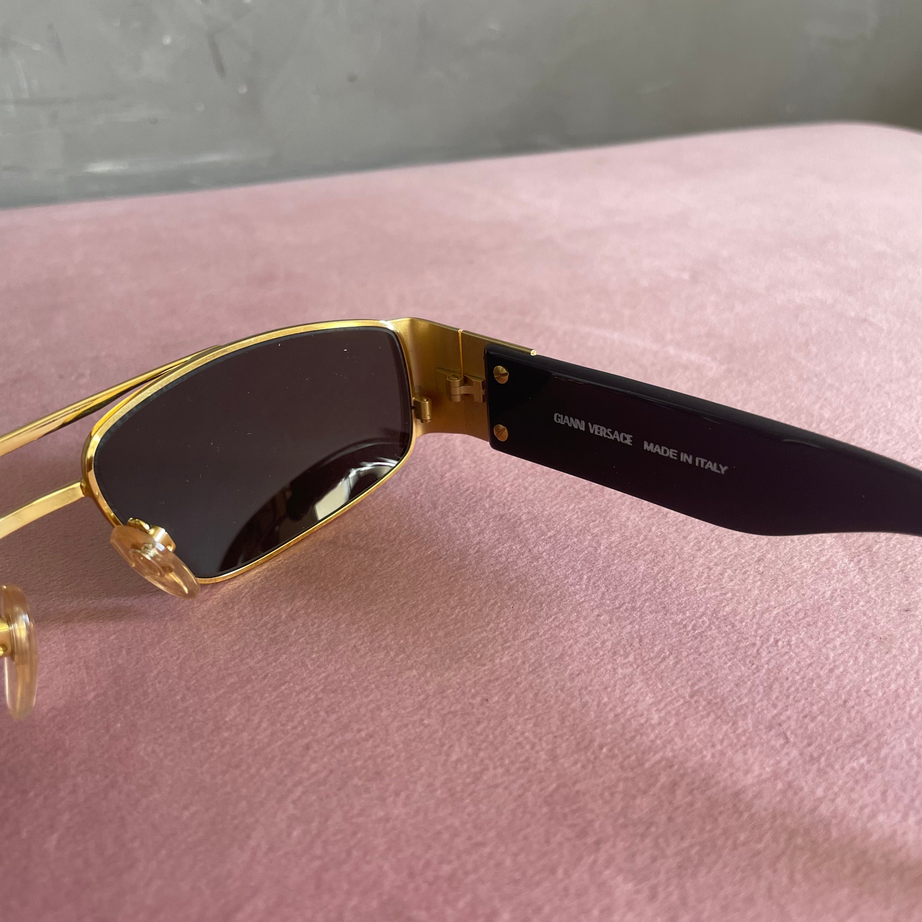 Gianni Versace Black GV7 Sunglasses