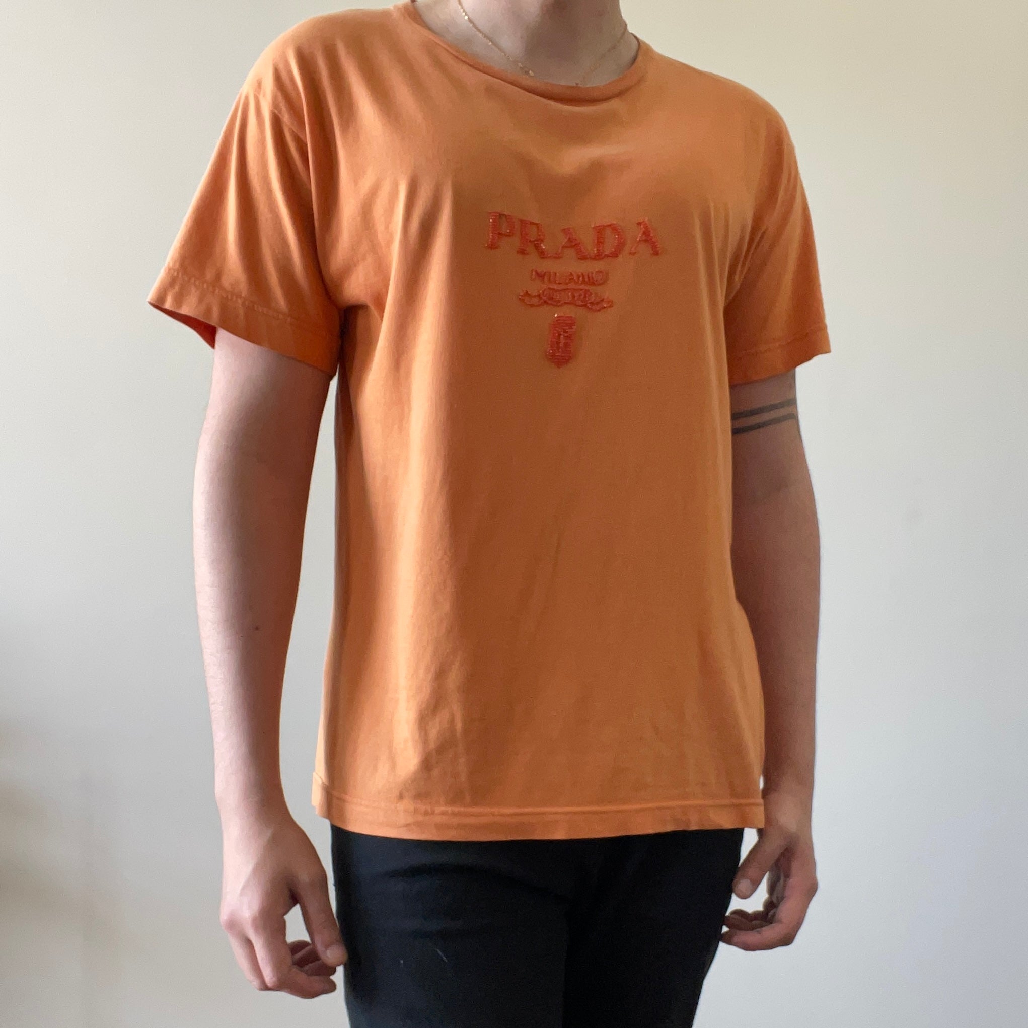 Prada Embroided T-Shirt