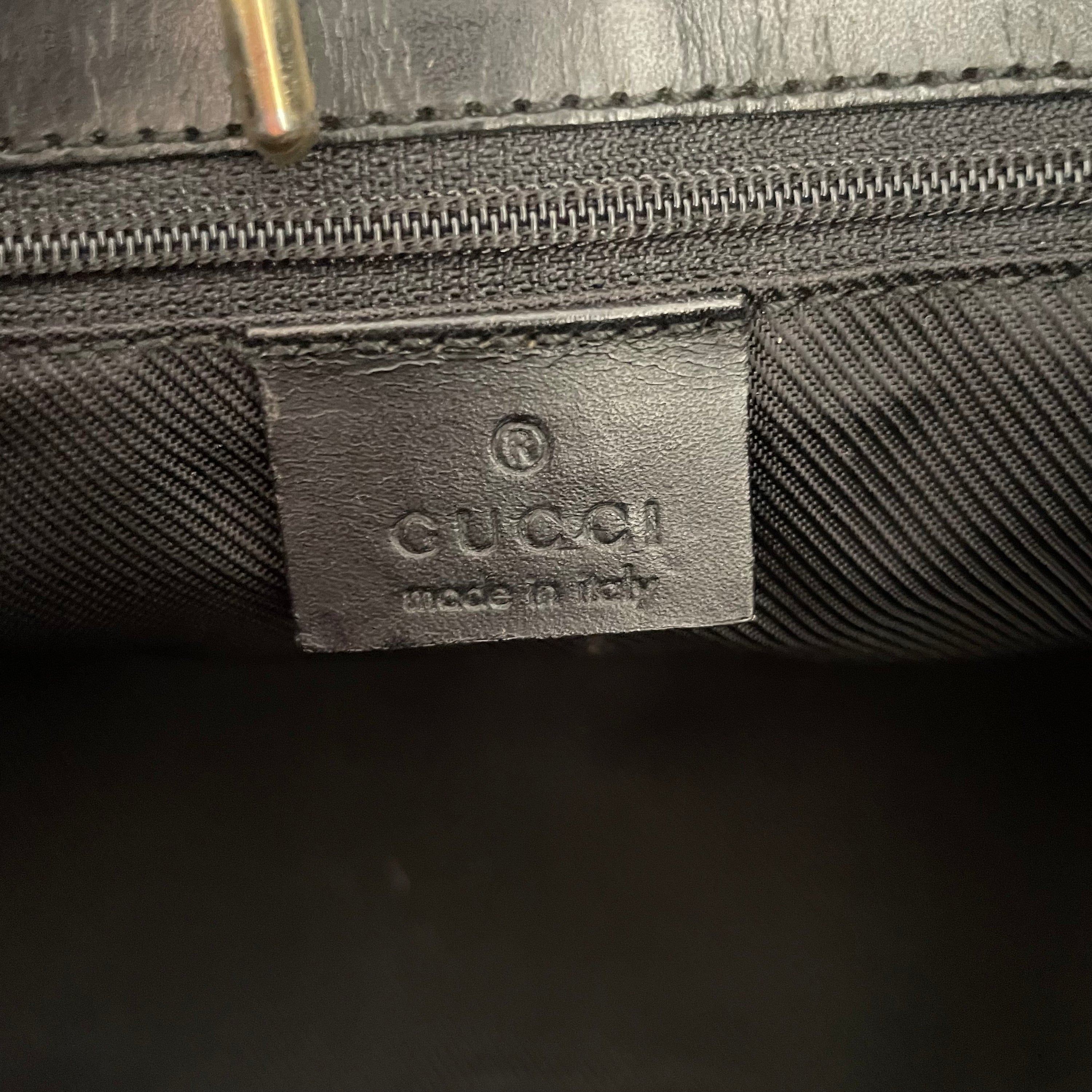 Gucci Monogram Shoulder Jackie Bag