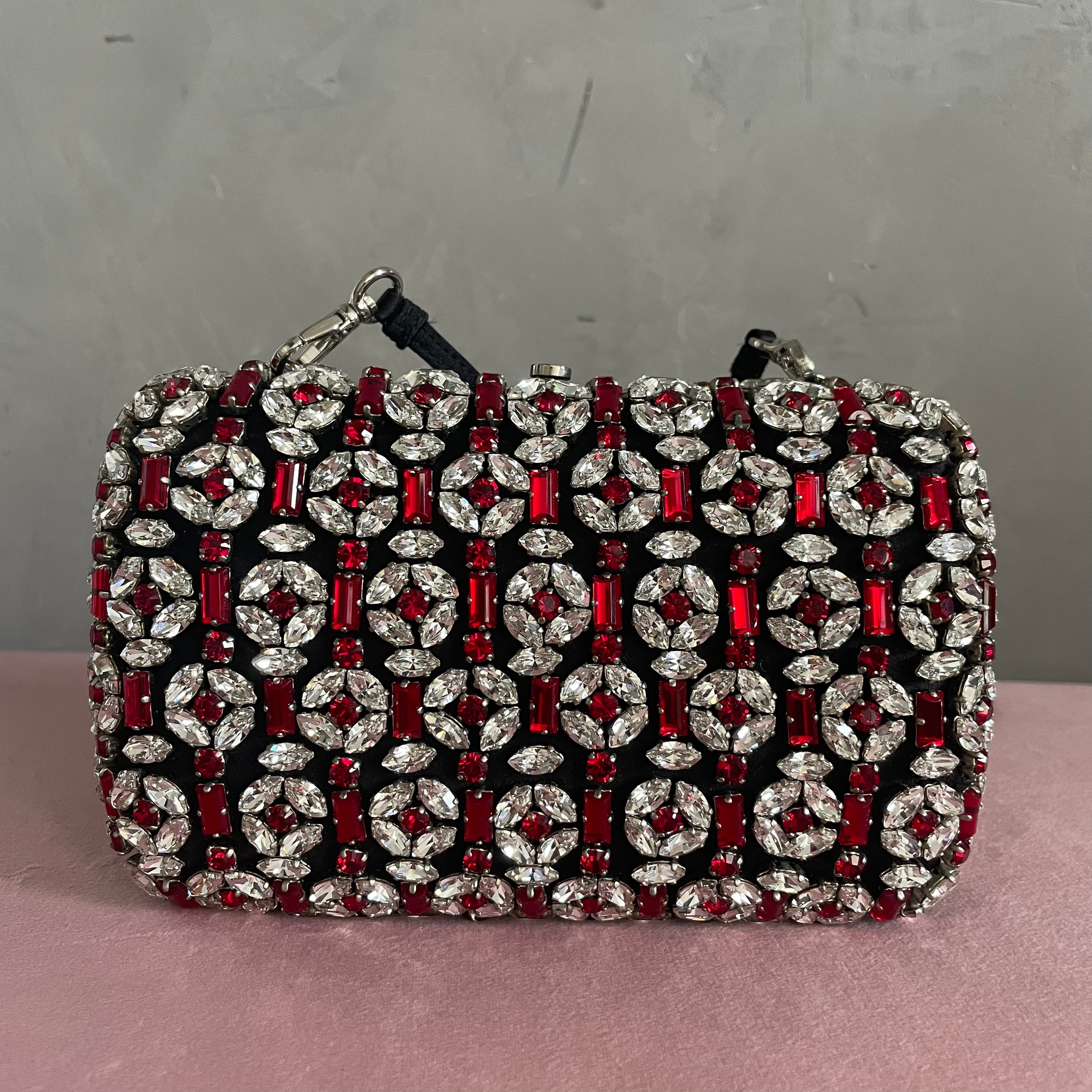 Prada Crystal Clutch