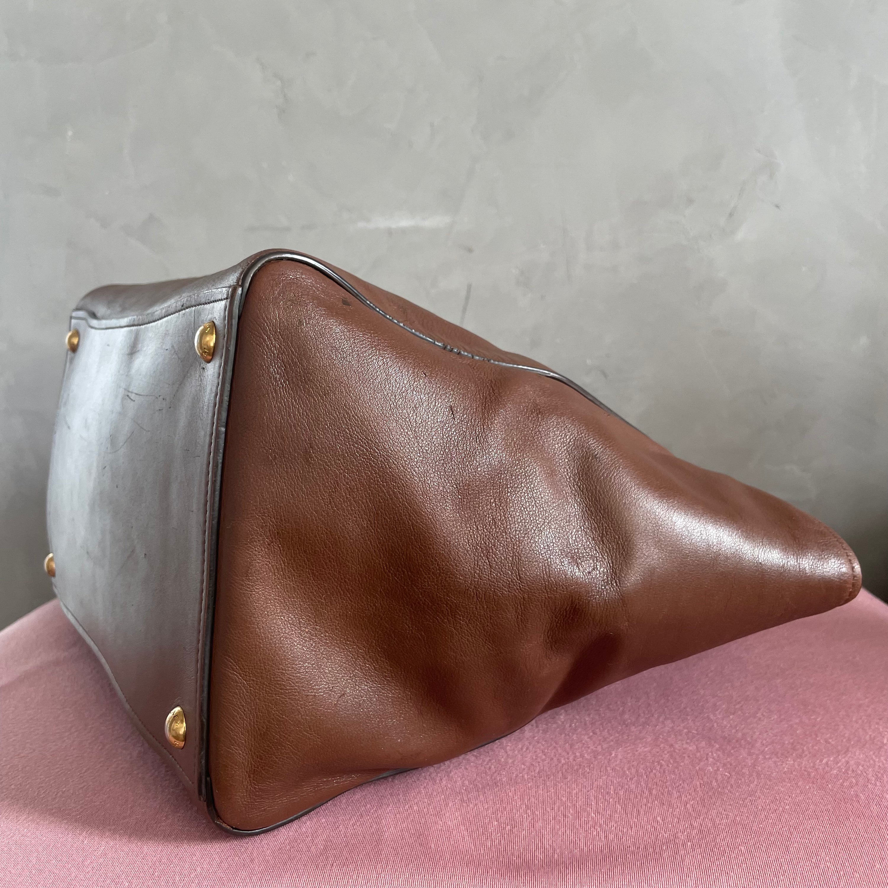 Prada Brown Tote Bag