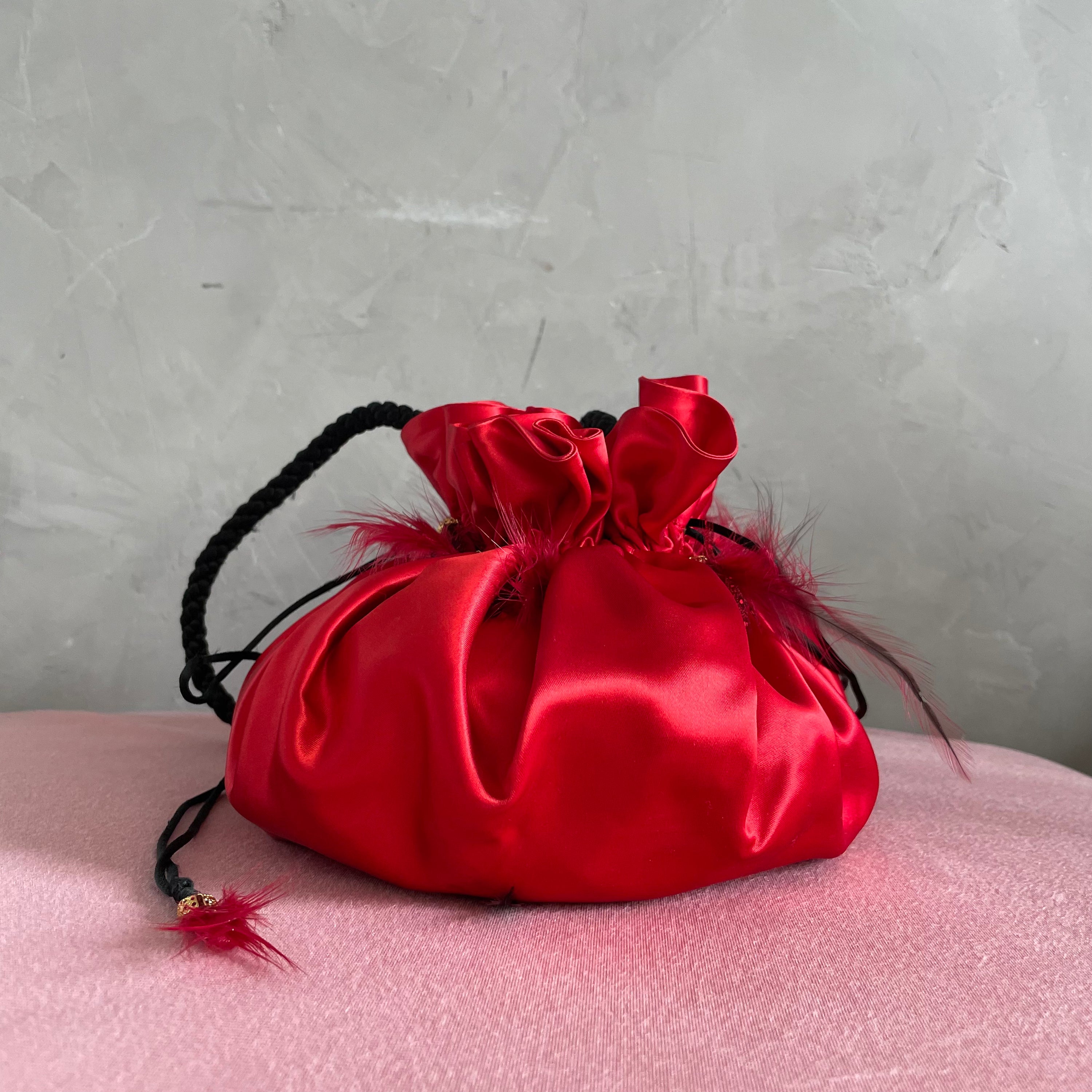 Yves Saint Laurent Vintage Satin Bucket