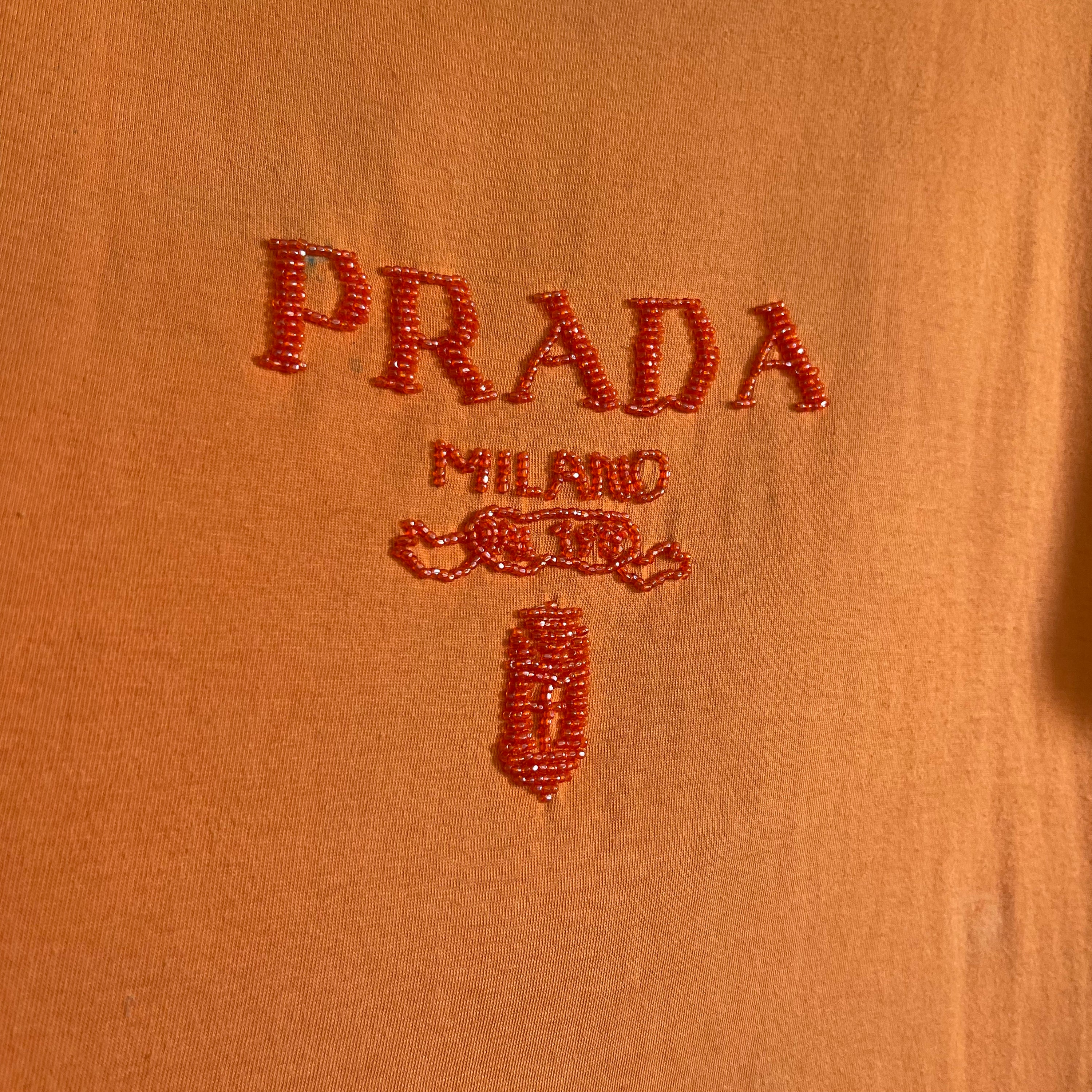 Prada Embroided T-Shirt