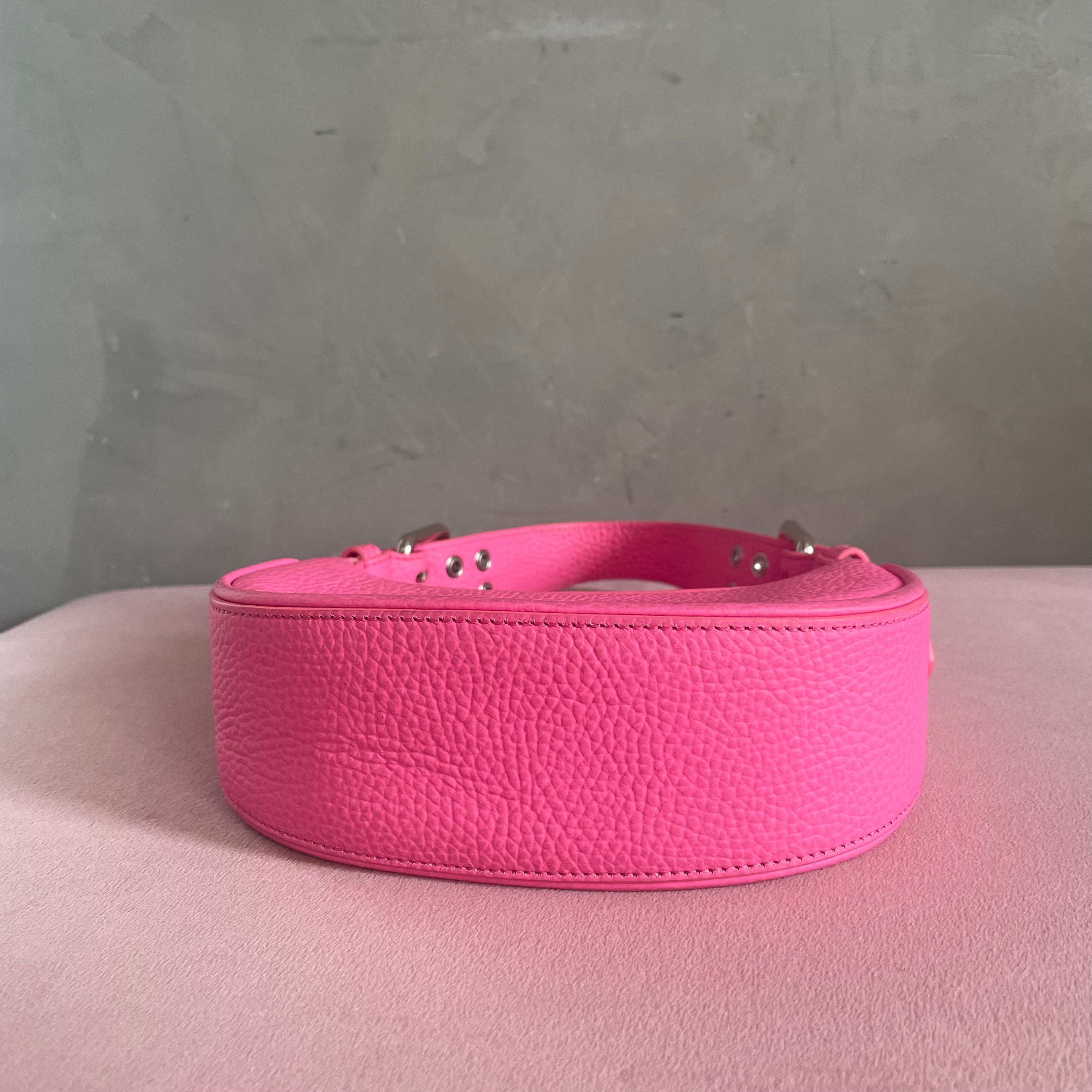 BY FAR Mini Pink Soho Bag