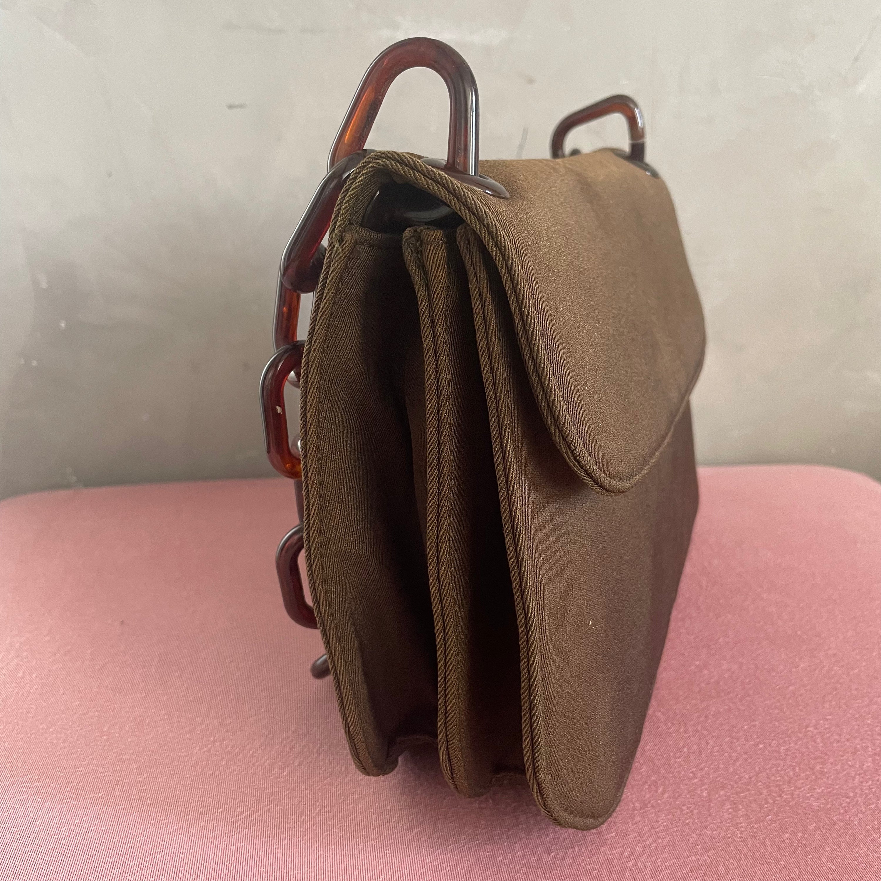 Prada Acrylic Brown Bag