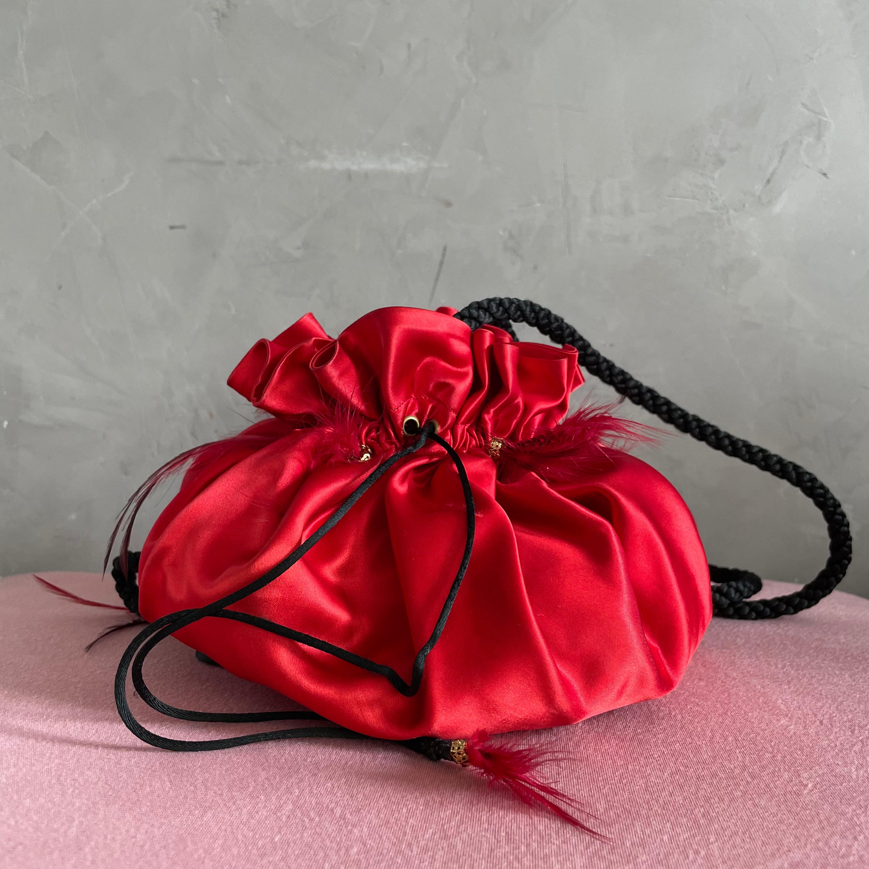 Yves Saint Laurent Vintage Satin Bucket