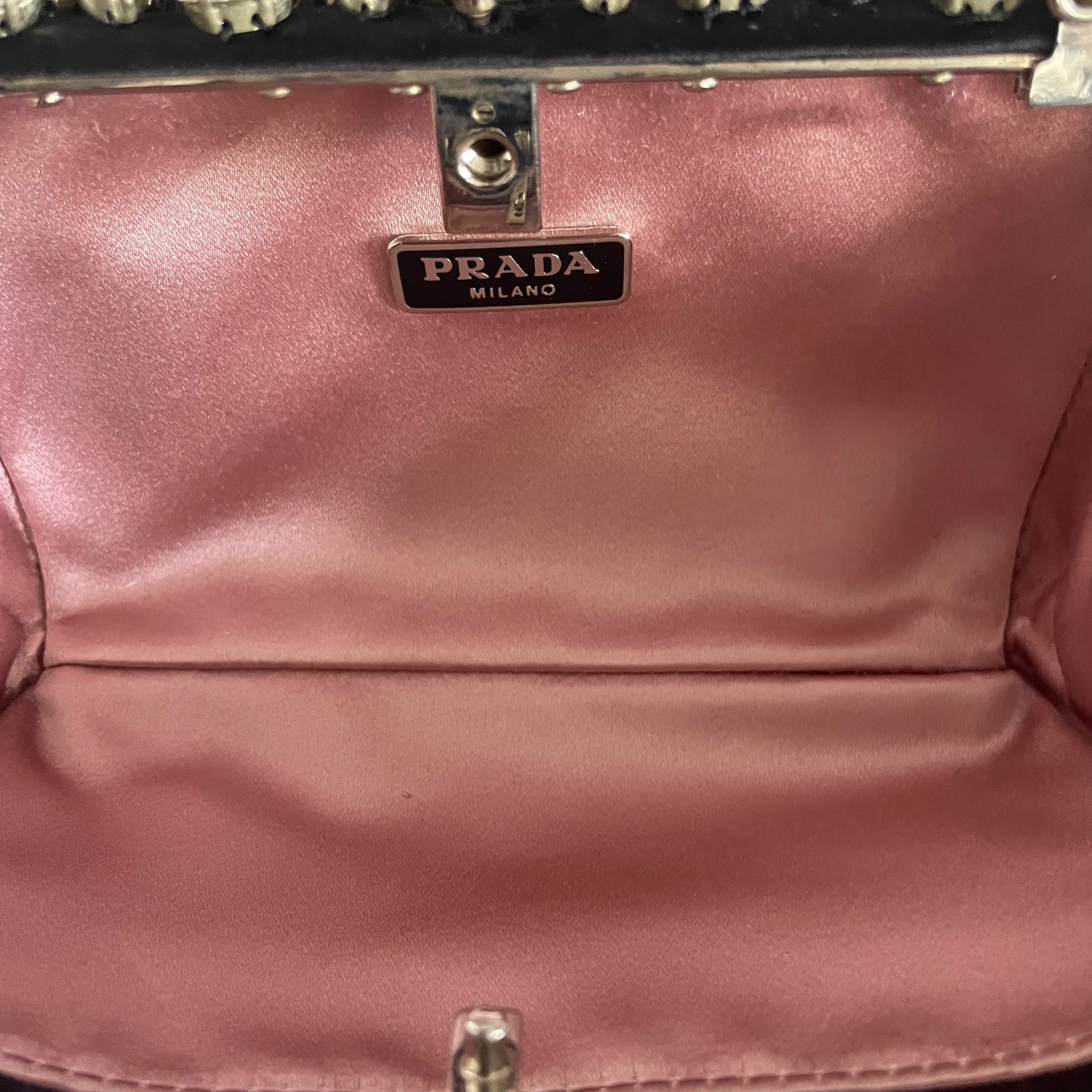 Prada Crystal Clutch