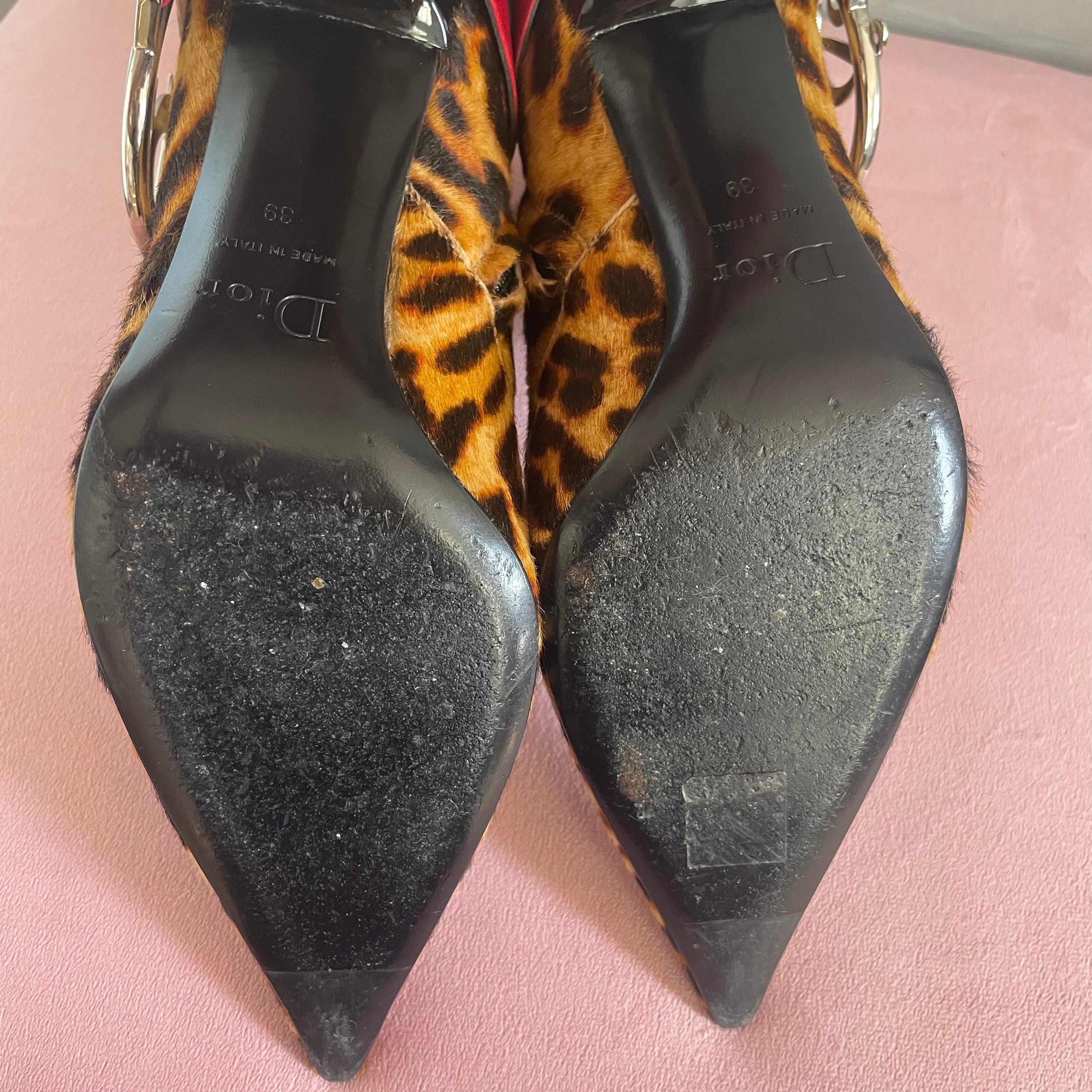 Dior Leopard Heels