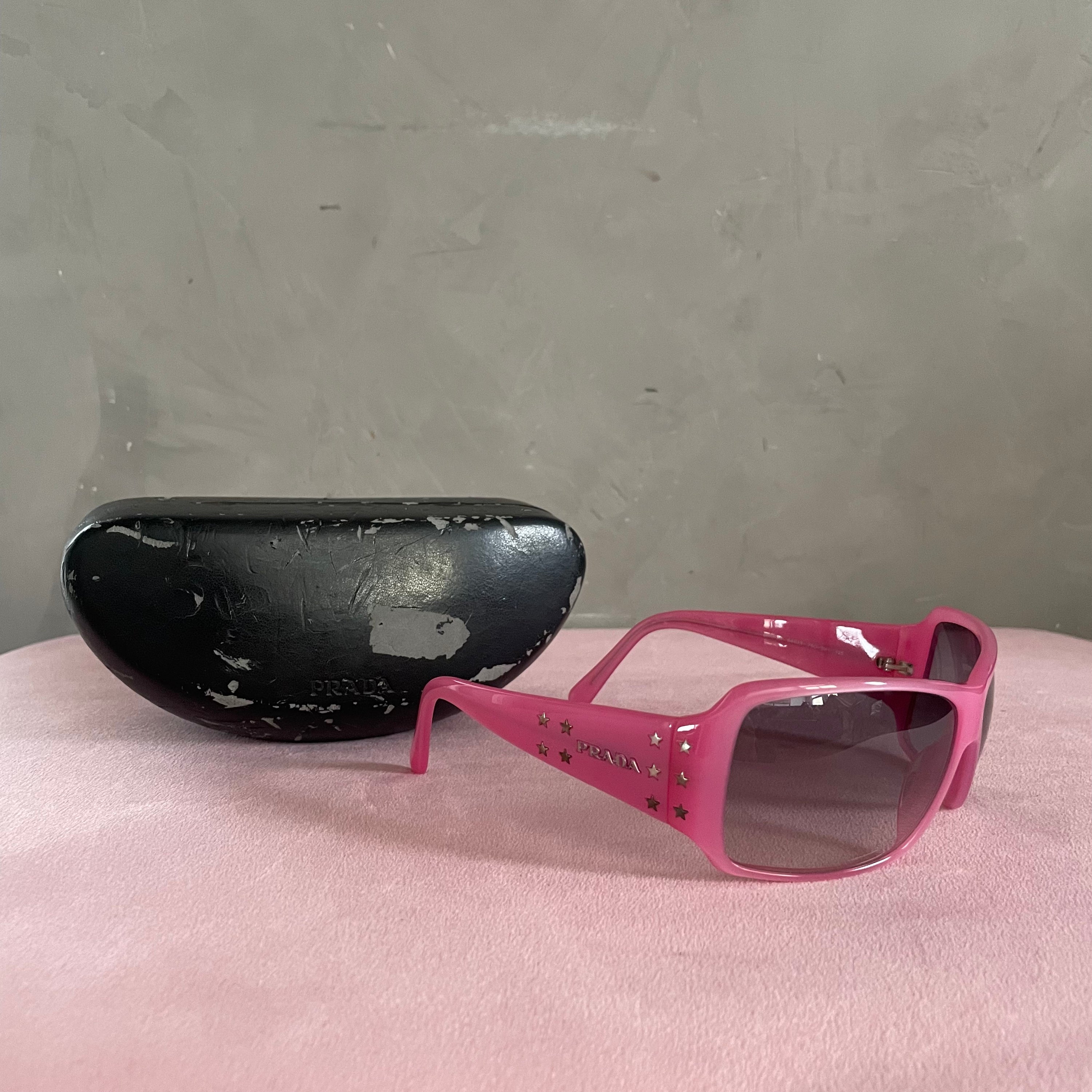 Prada Pink Stars SPR19G Sunglasses