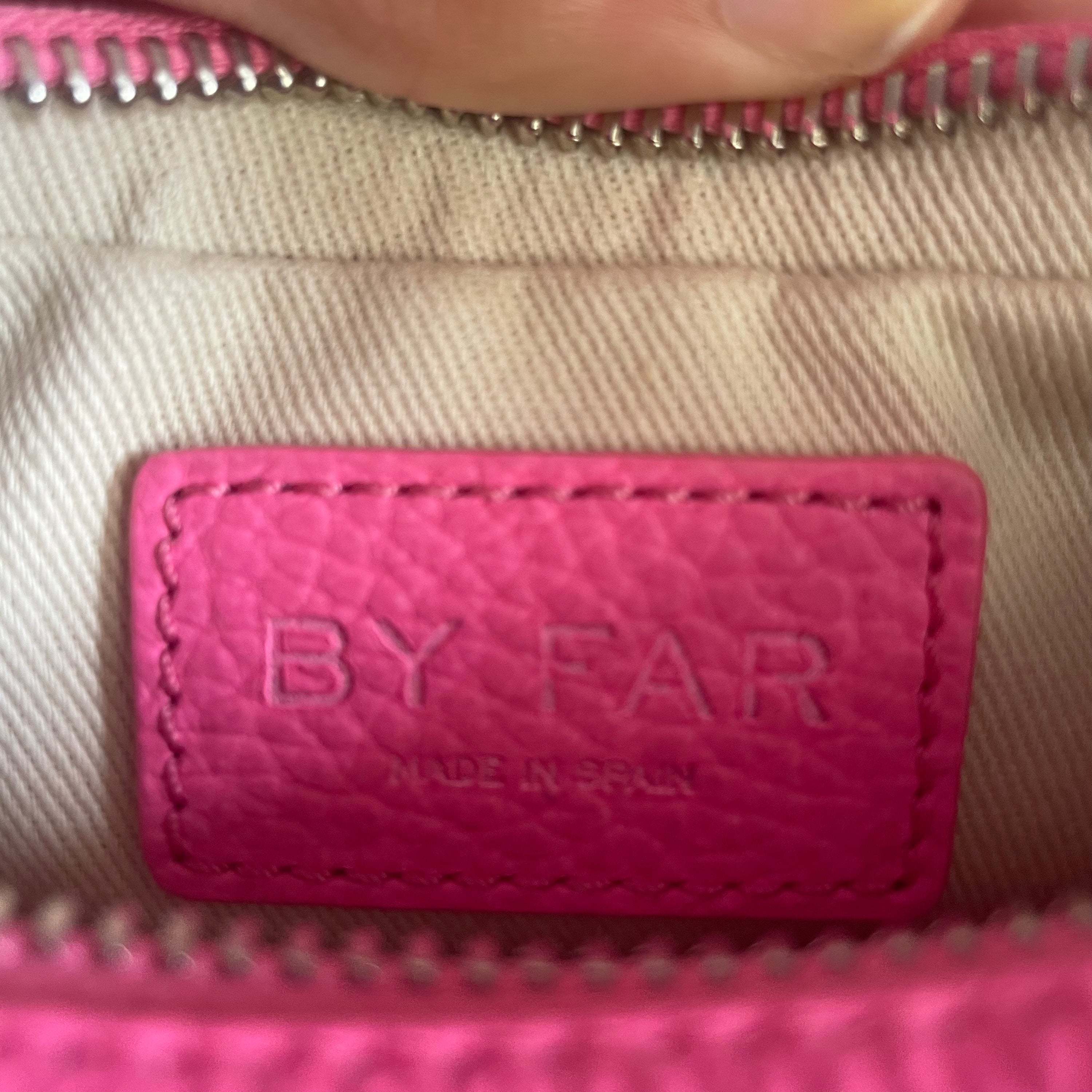 BY FAR Mini Pink Soho Bag