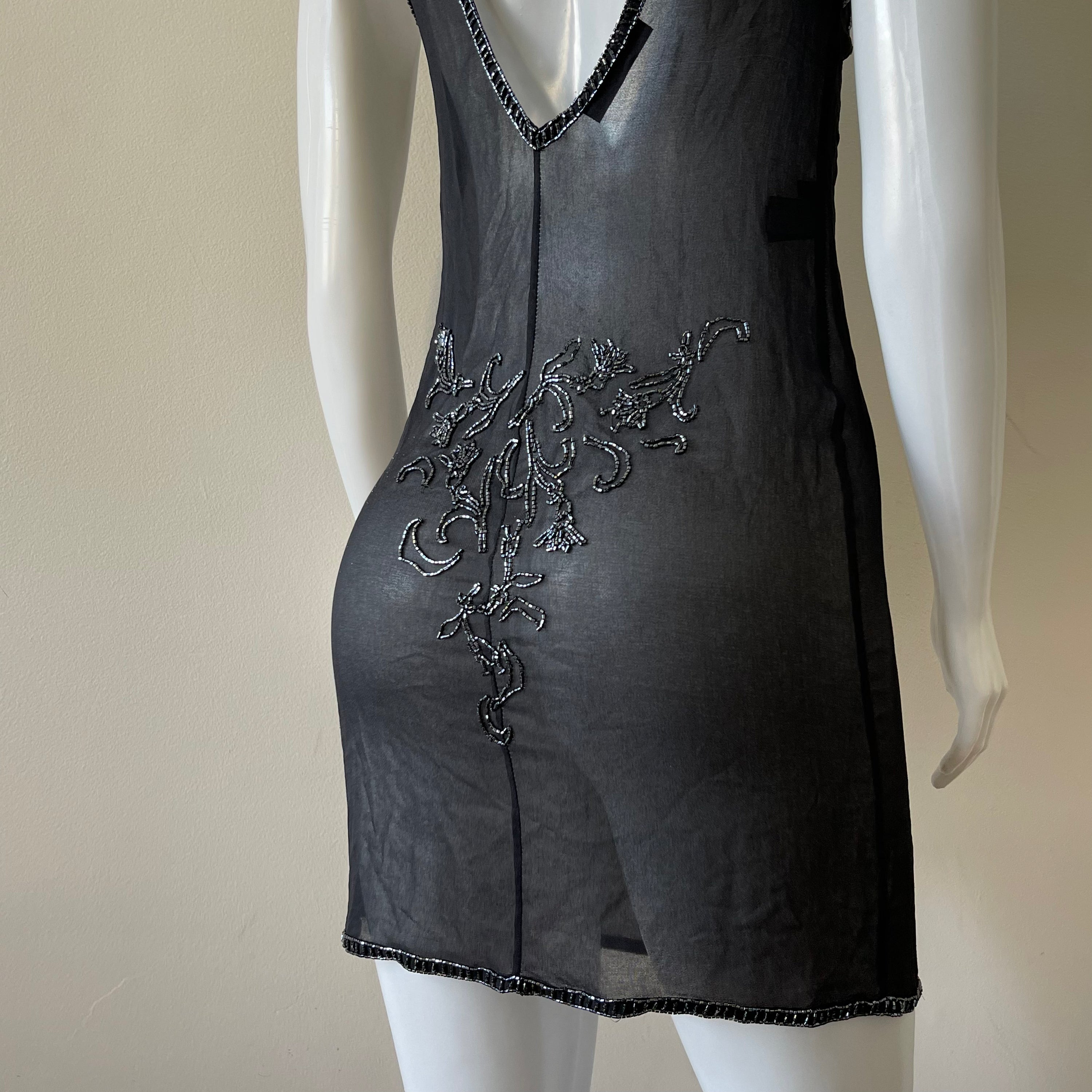 Prada Silk Embroided Dress