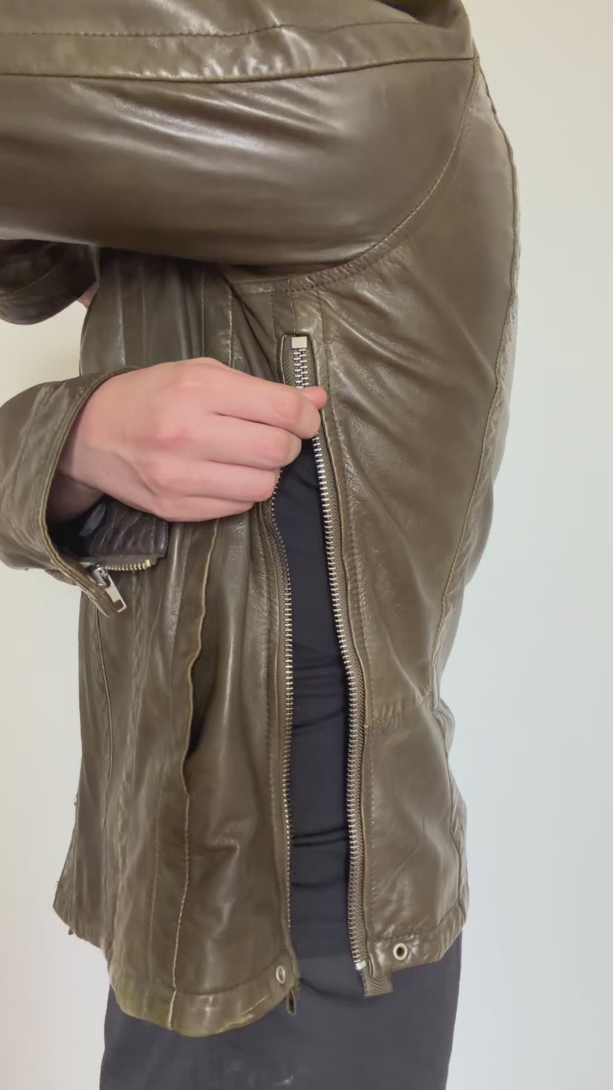 Diesel KAOS Leather Jacket