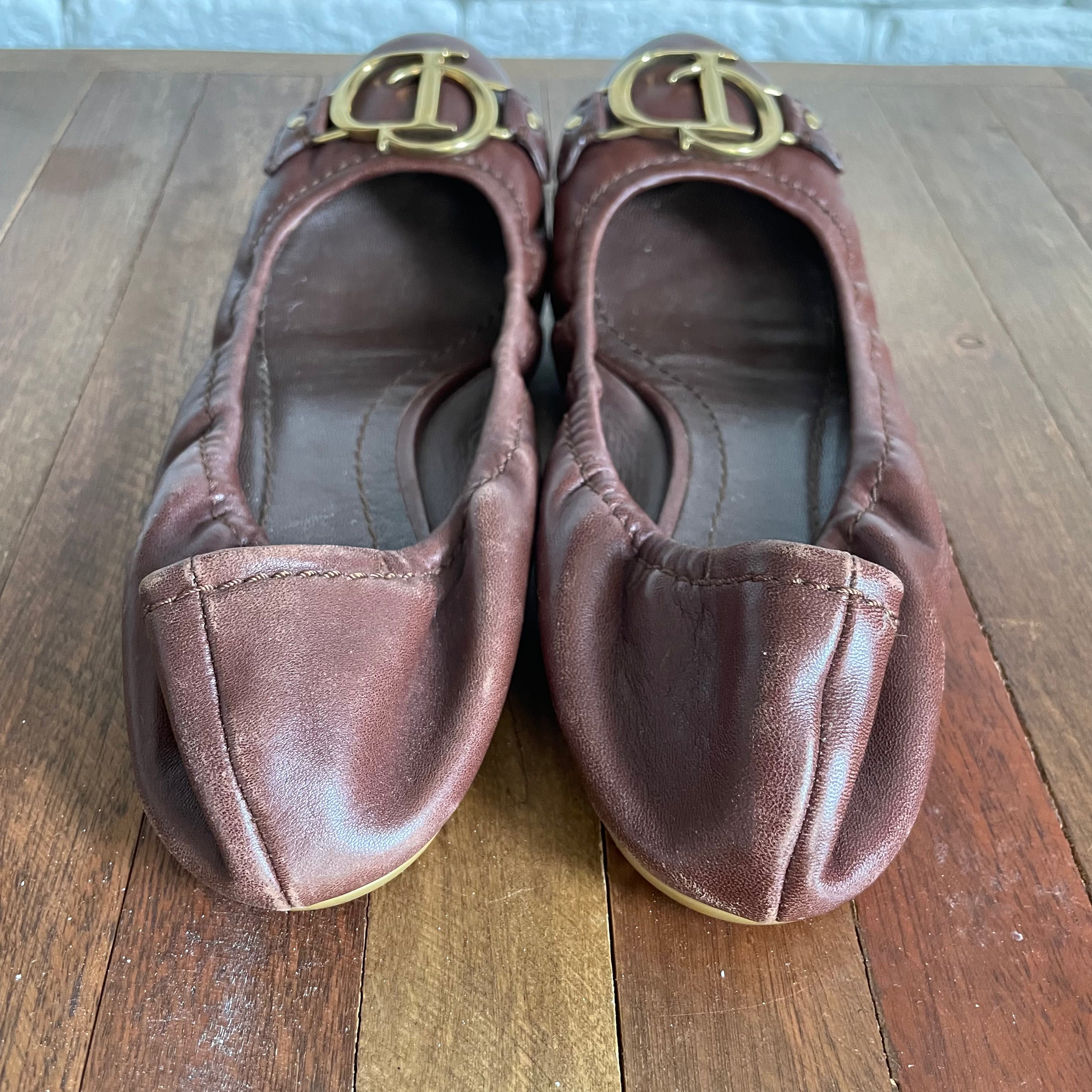 Christian Dior Leather Flat