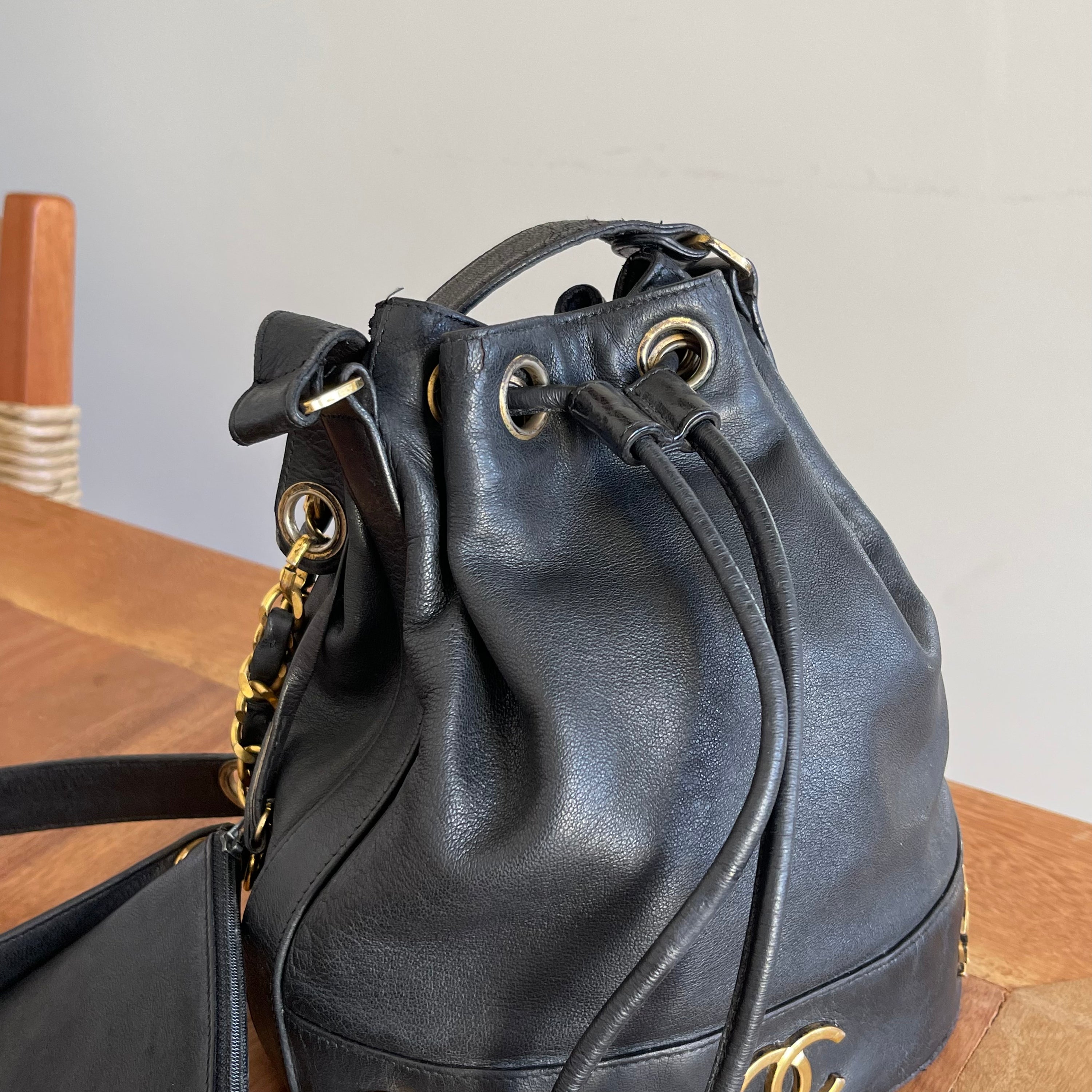 Chanel Lambskin 90s Bucket Bag