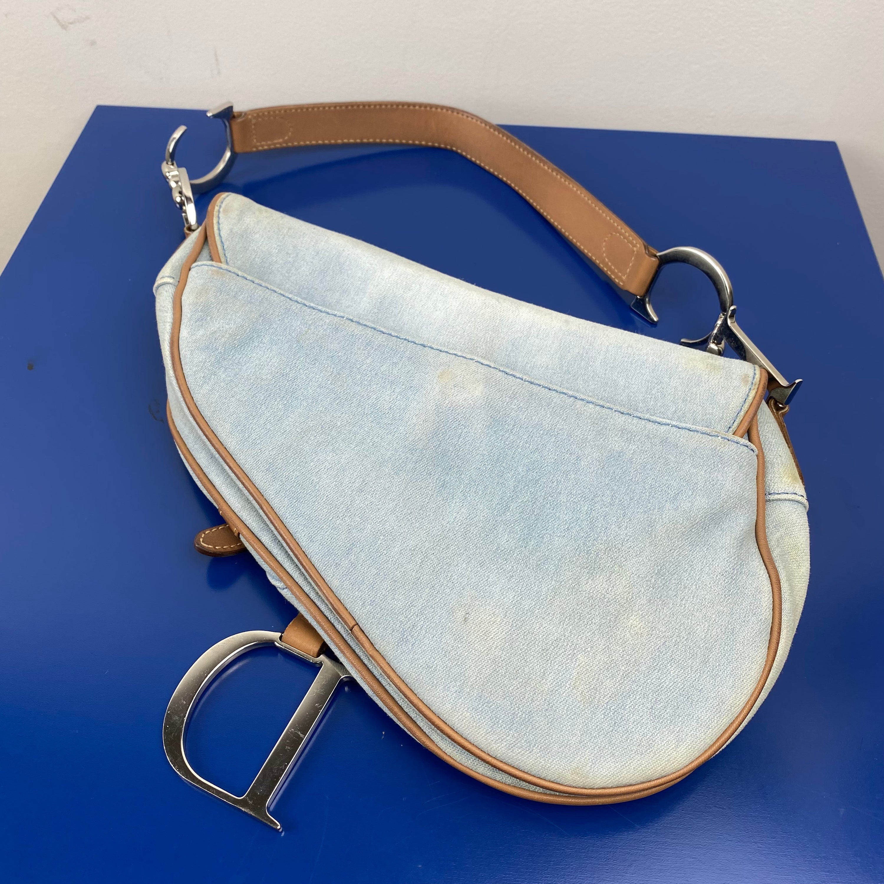 Dior Denim Saddle Bag 2001