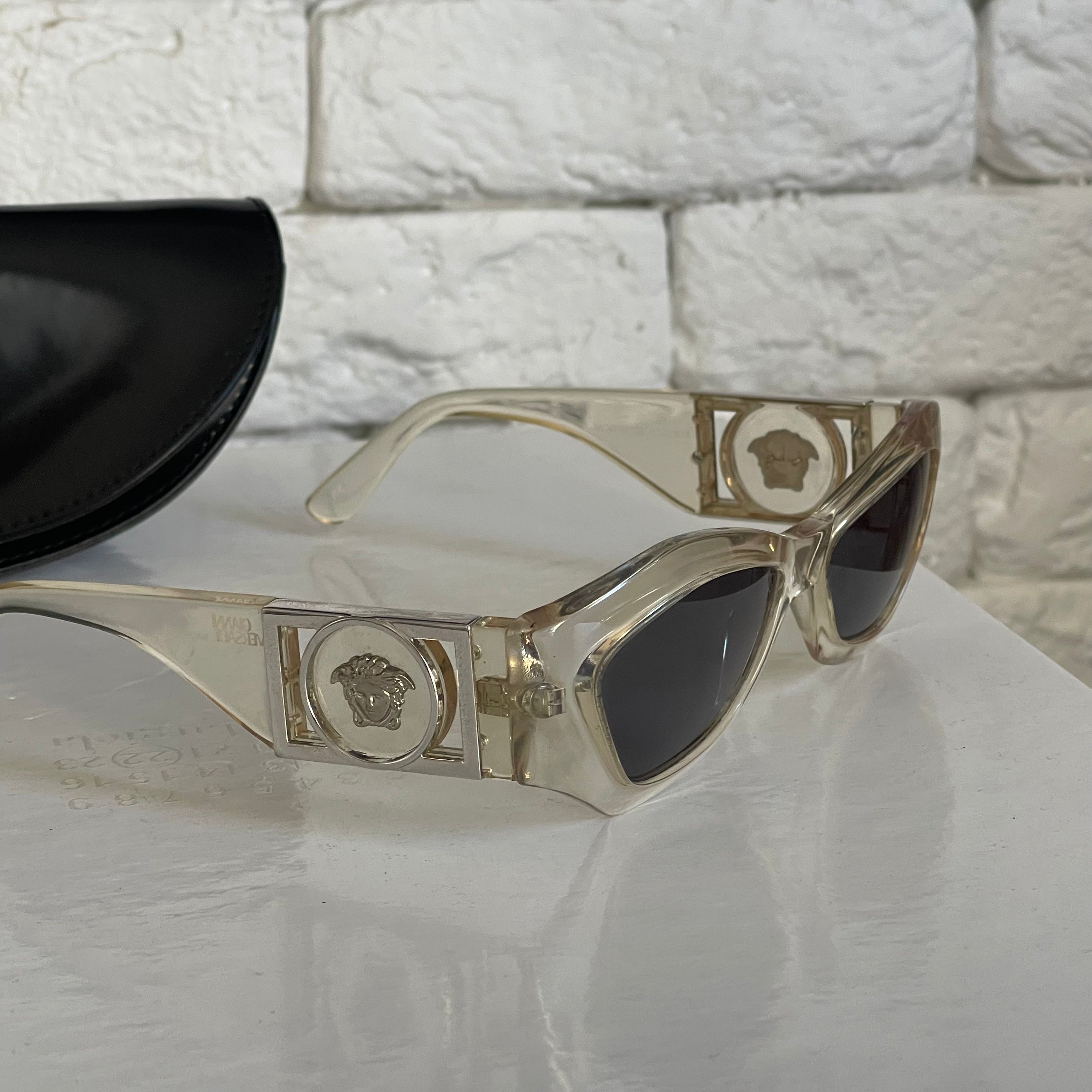 Gianni Versace Clear Sunglasses