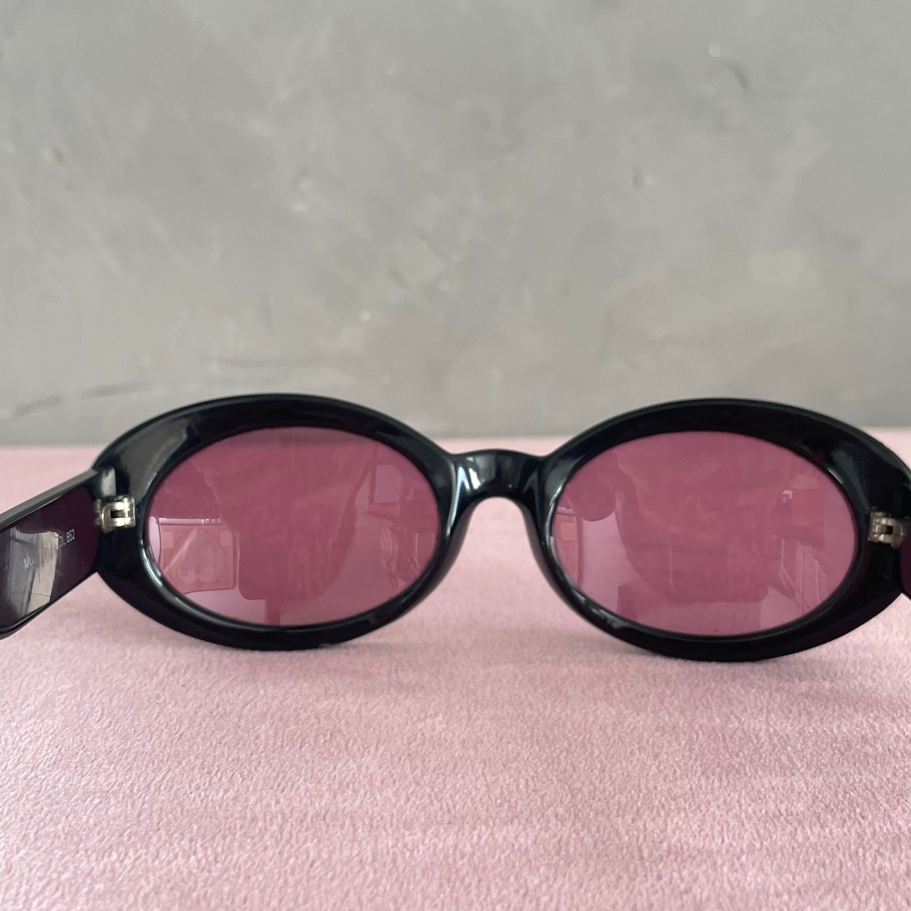 Gianni Versace Round Pink Sunglasses