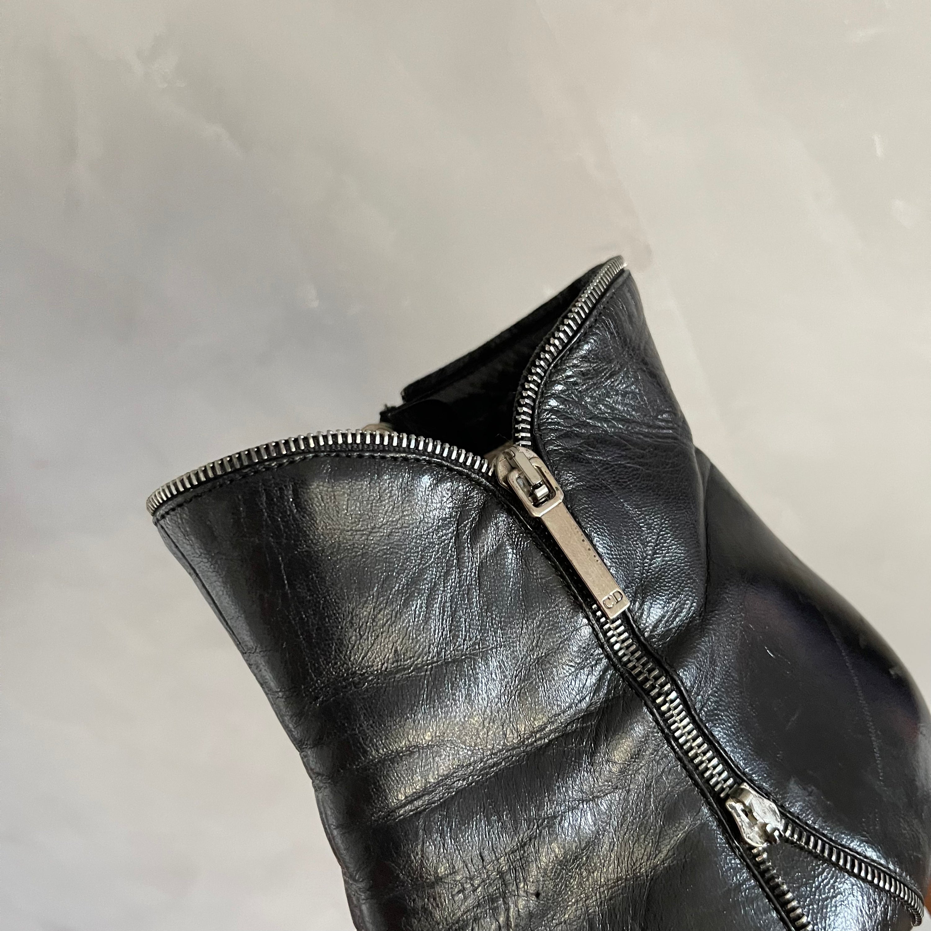 Dior Zipper Boots