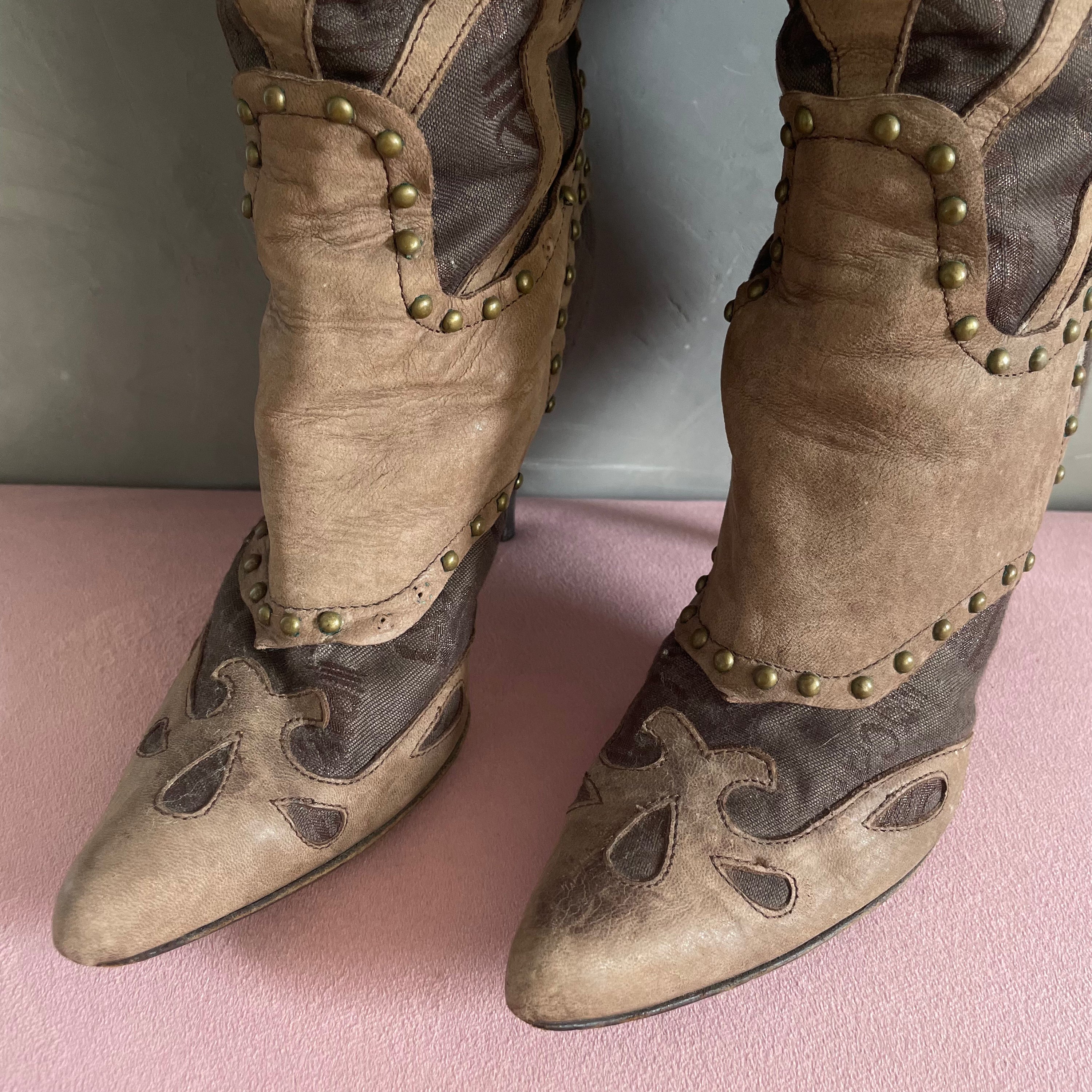 Cavalli Cowboy Butterfly Boots