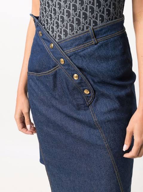 Christian Dior 2000 Denim Skirt