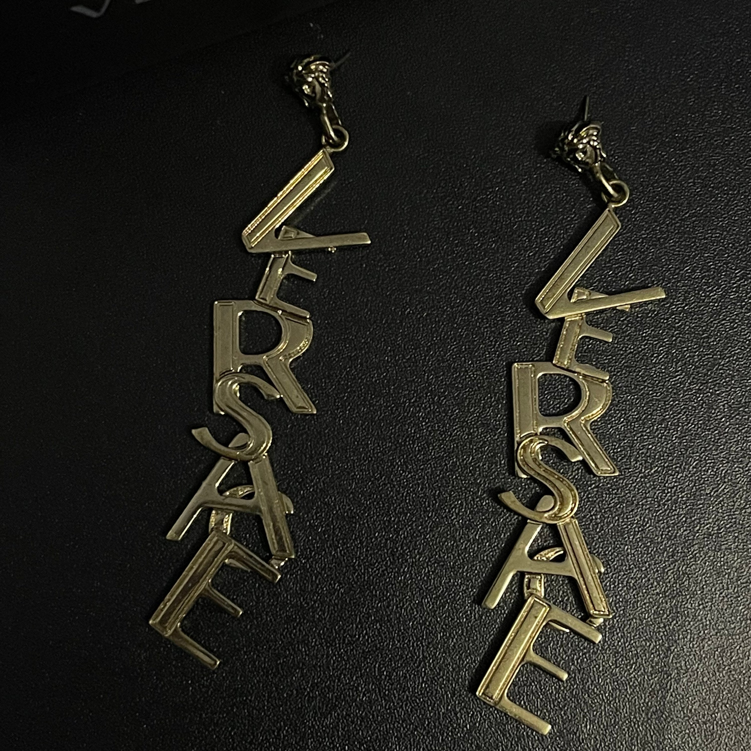 Versace Earring Logo