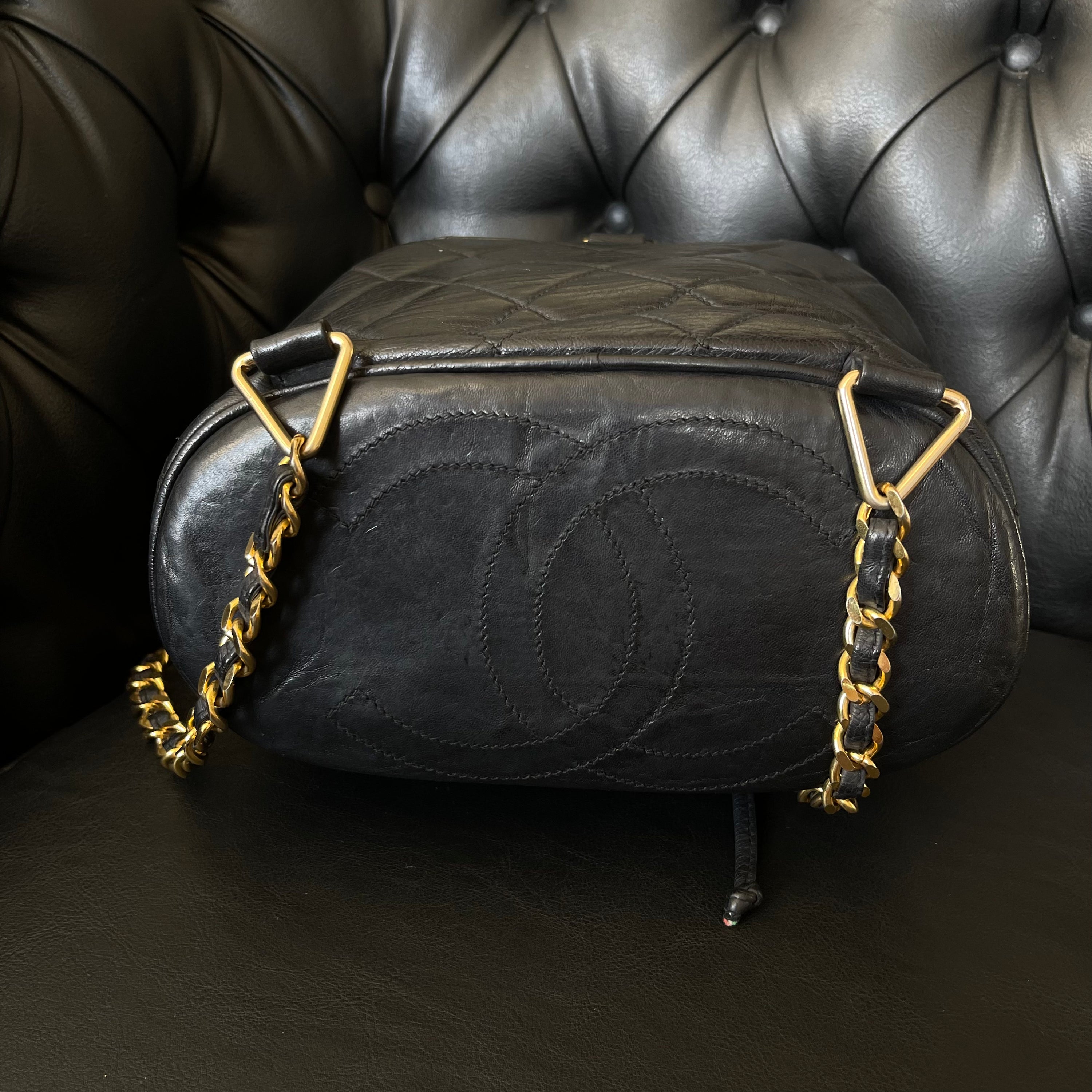 Chanel 90s Quilted Mini Backpack