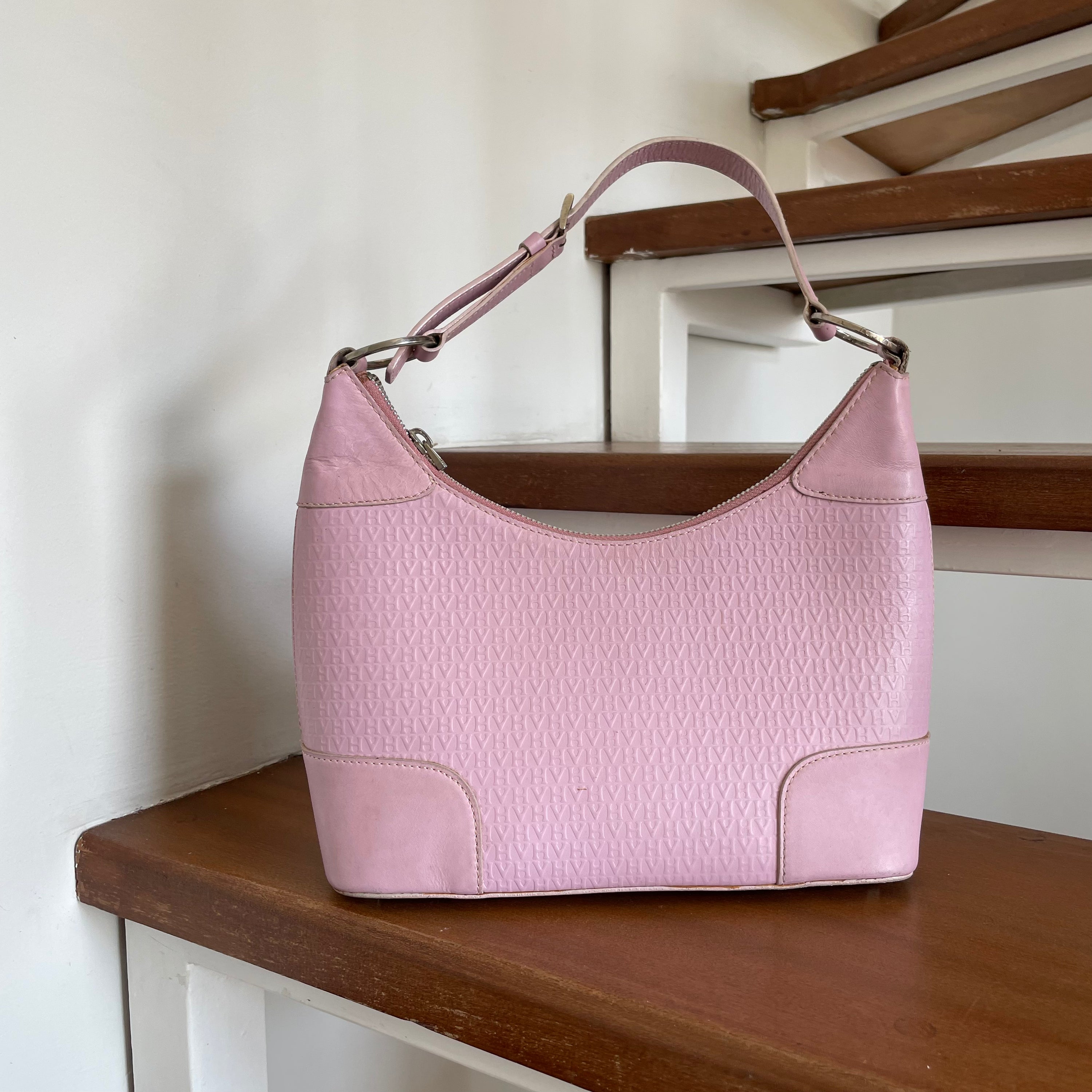 Victor Hugo Pink Shoulder Bag