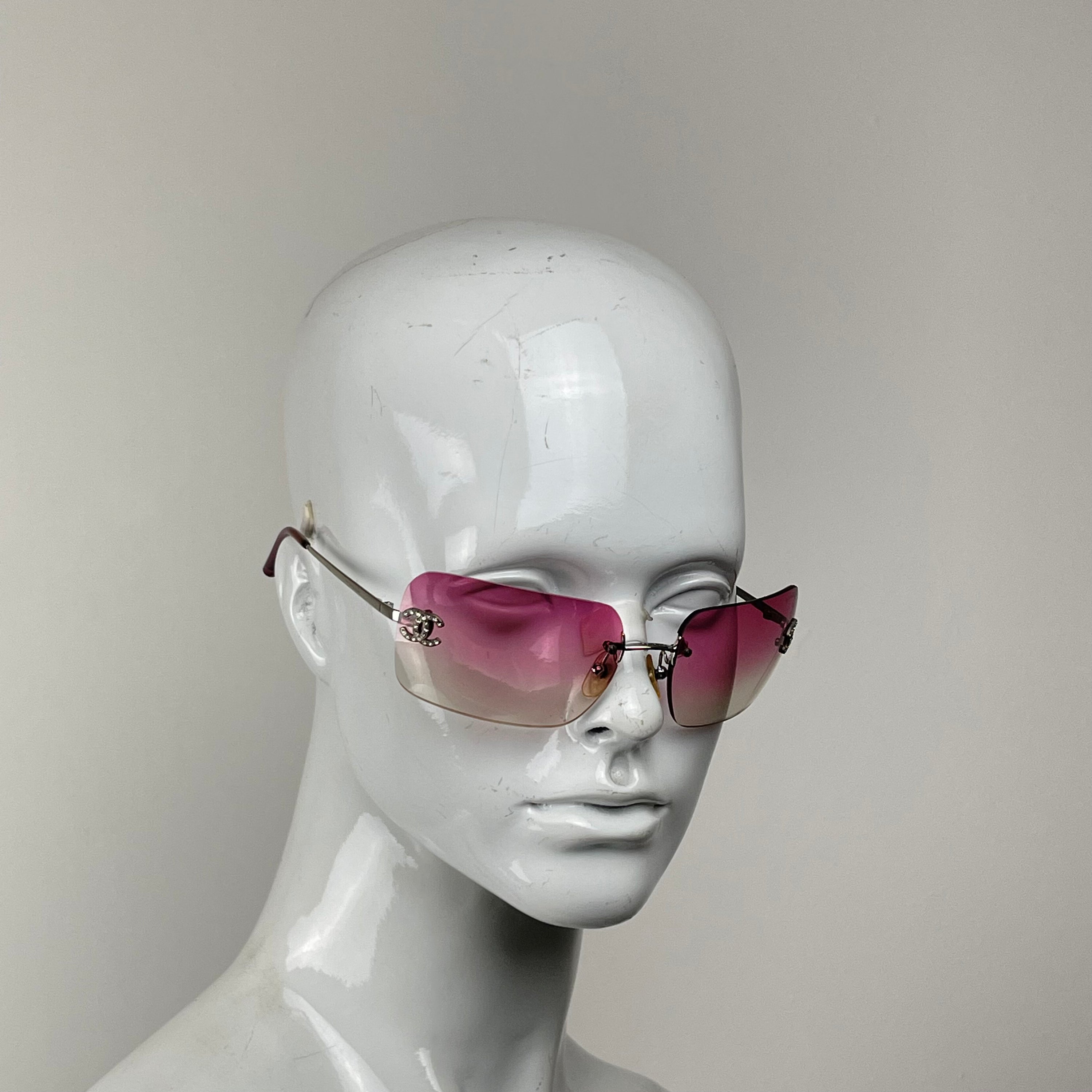 Chanel 4017-D Pink Crystal