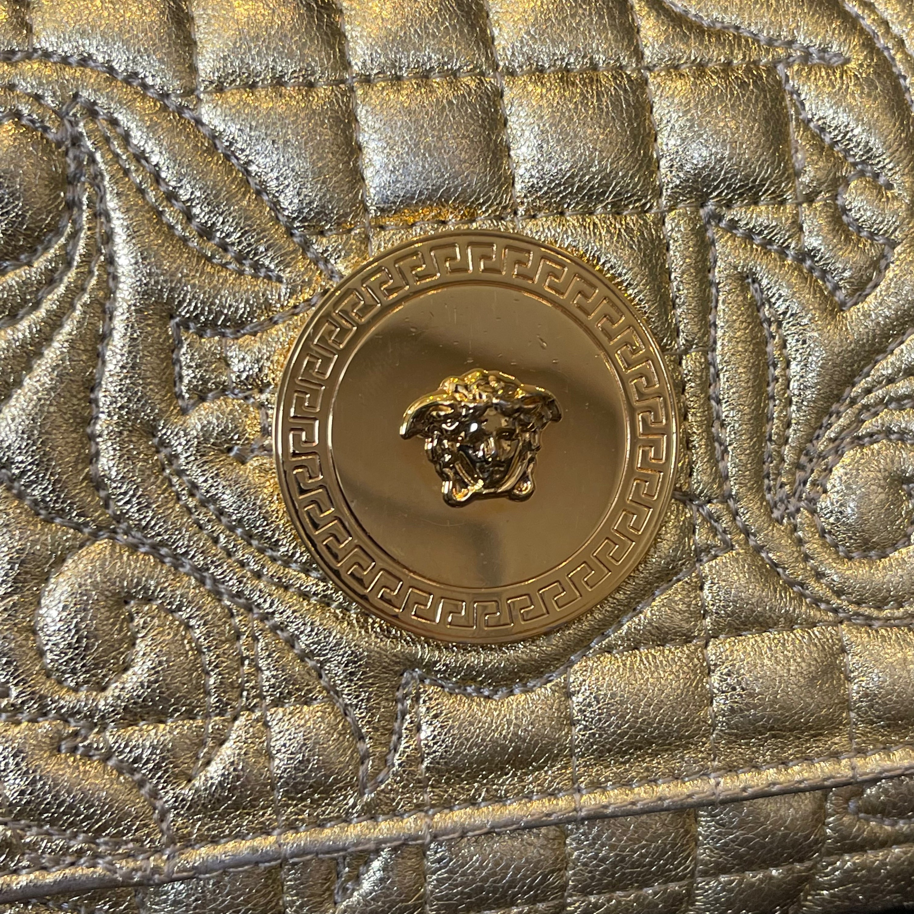 Versace Vanitas Gold Mini Bag