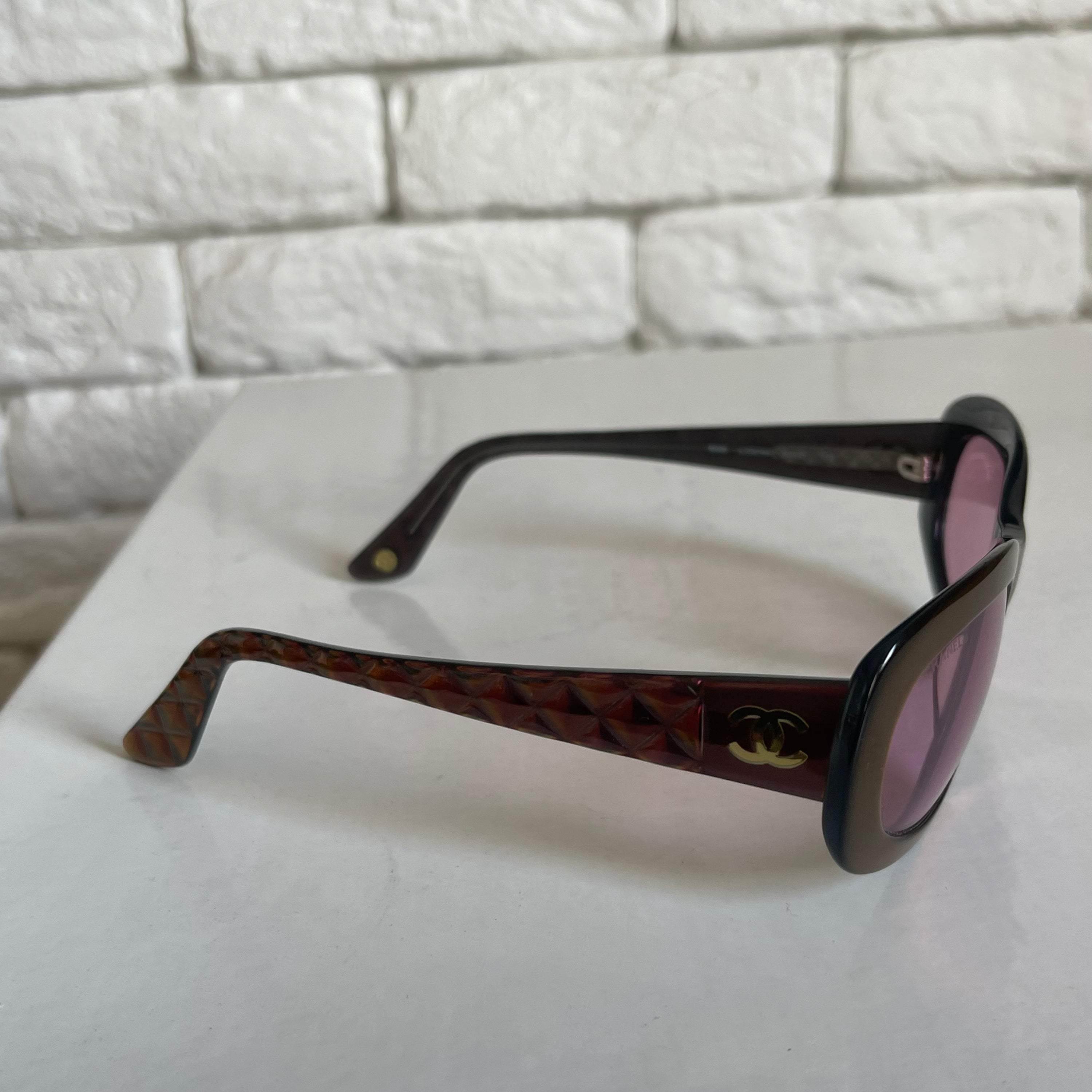 Chanel 90s Red Sunglasses