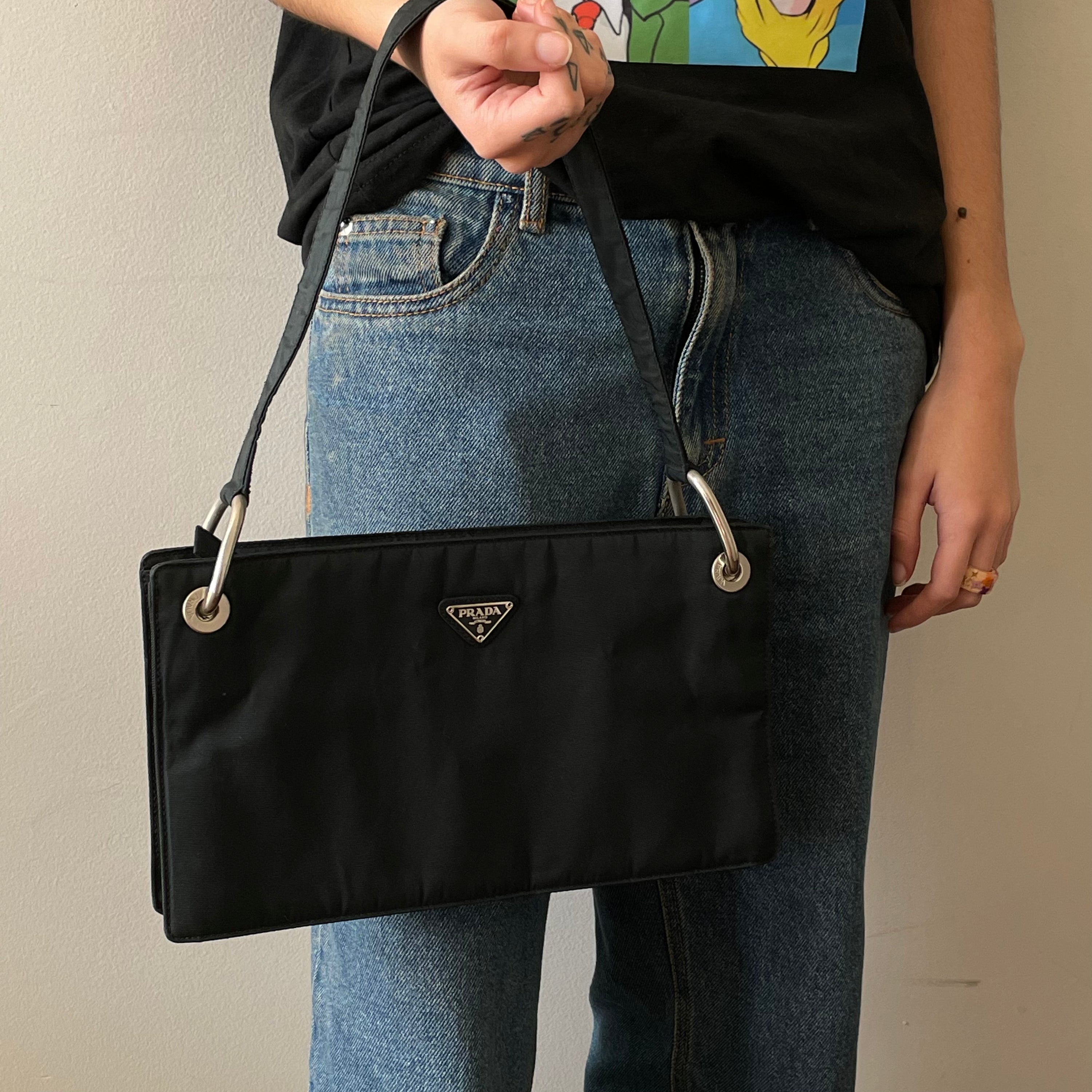 Prada 90s Nylon Shoulder Bag
