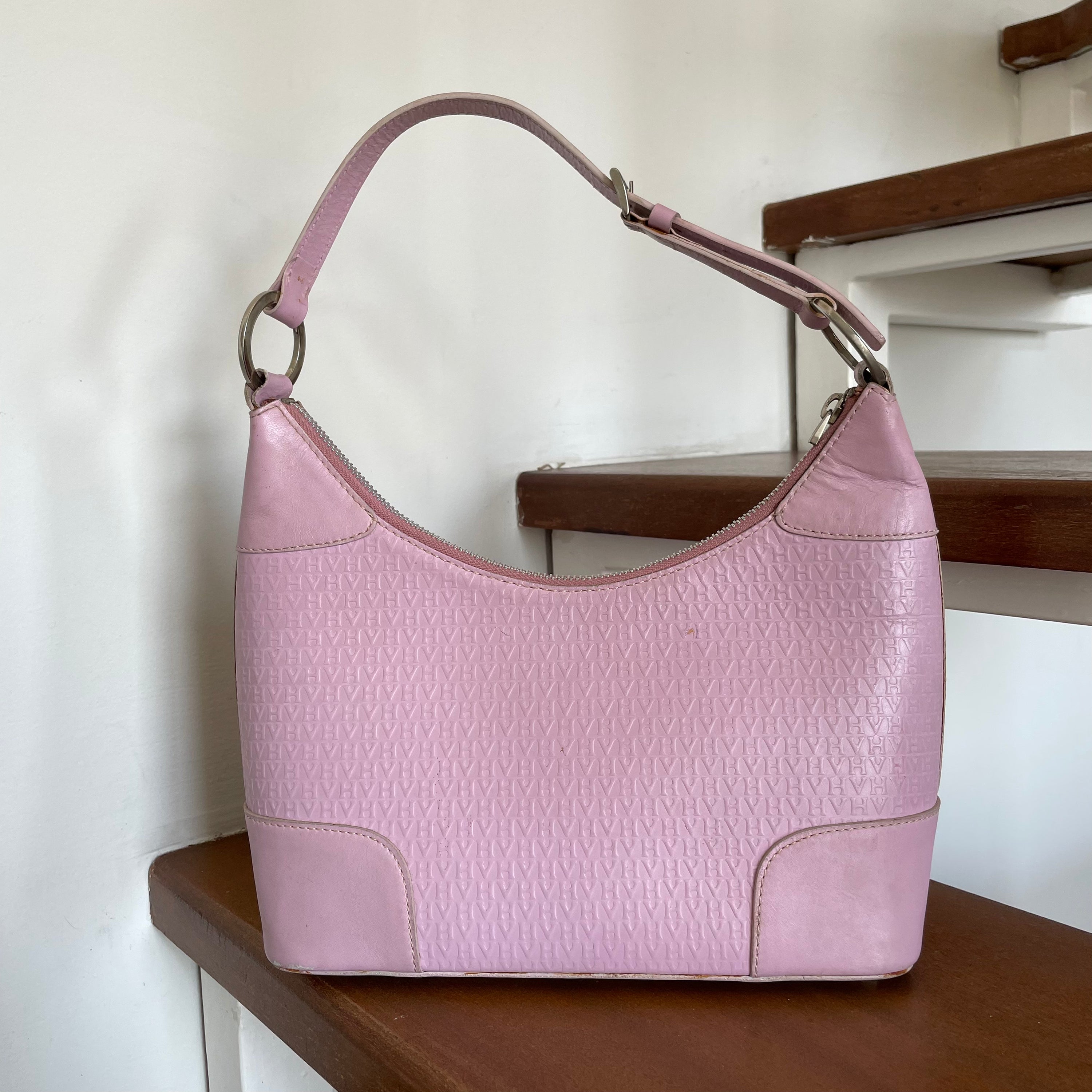 Victor Hugo Pink Shoulder Bag