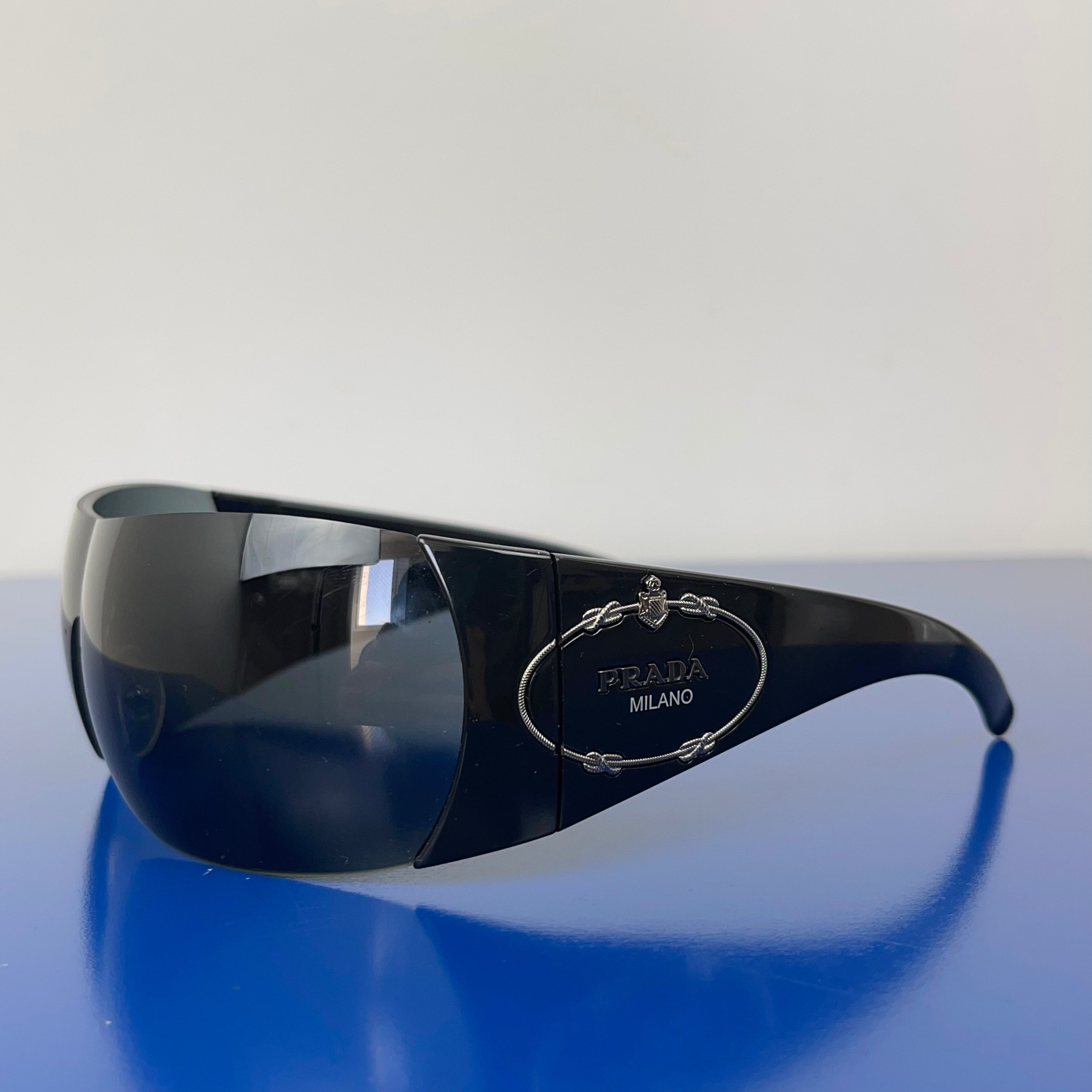 Prada Logo Mask Sunglasses