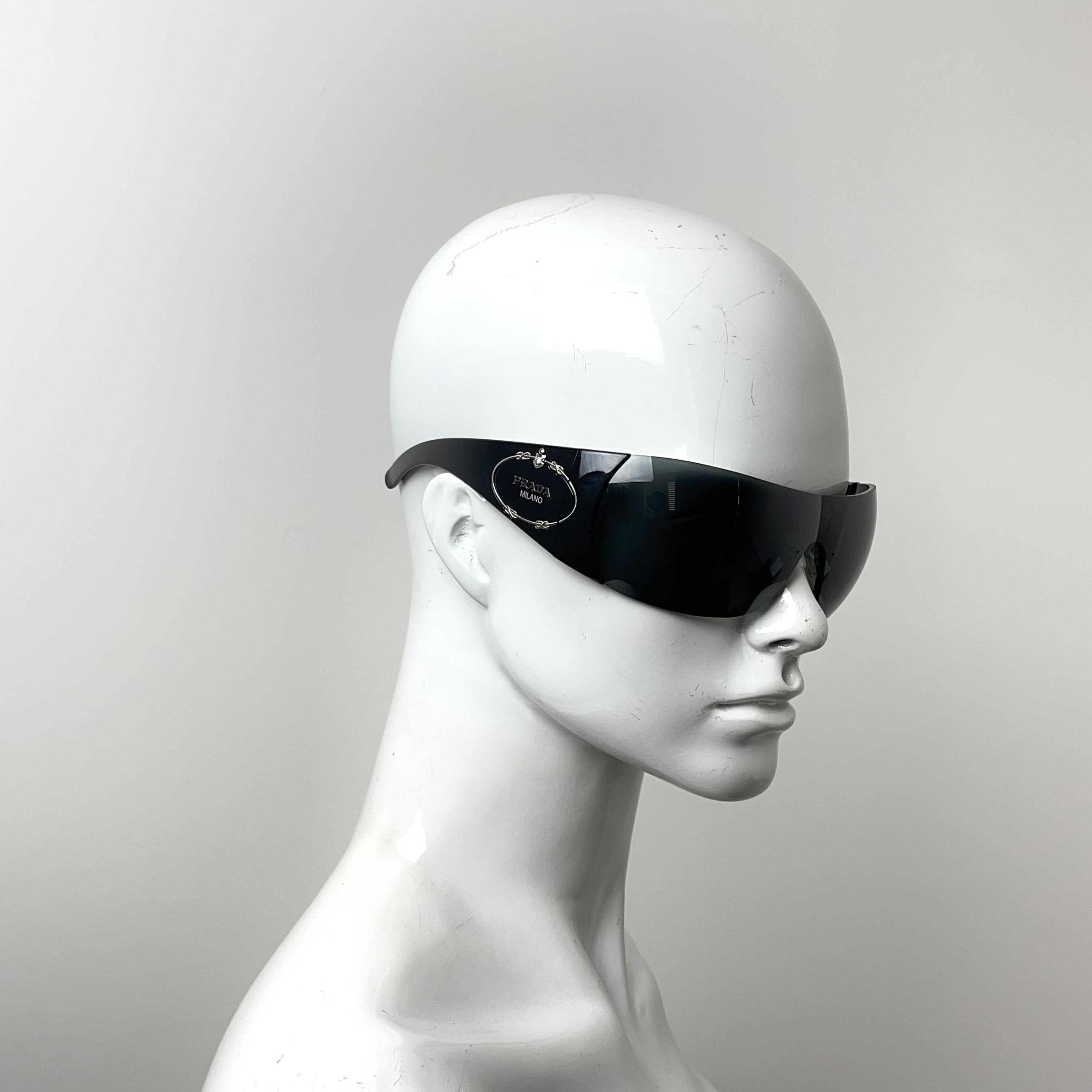 Prada Logo Mask Sunglasses