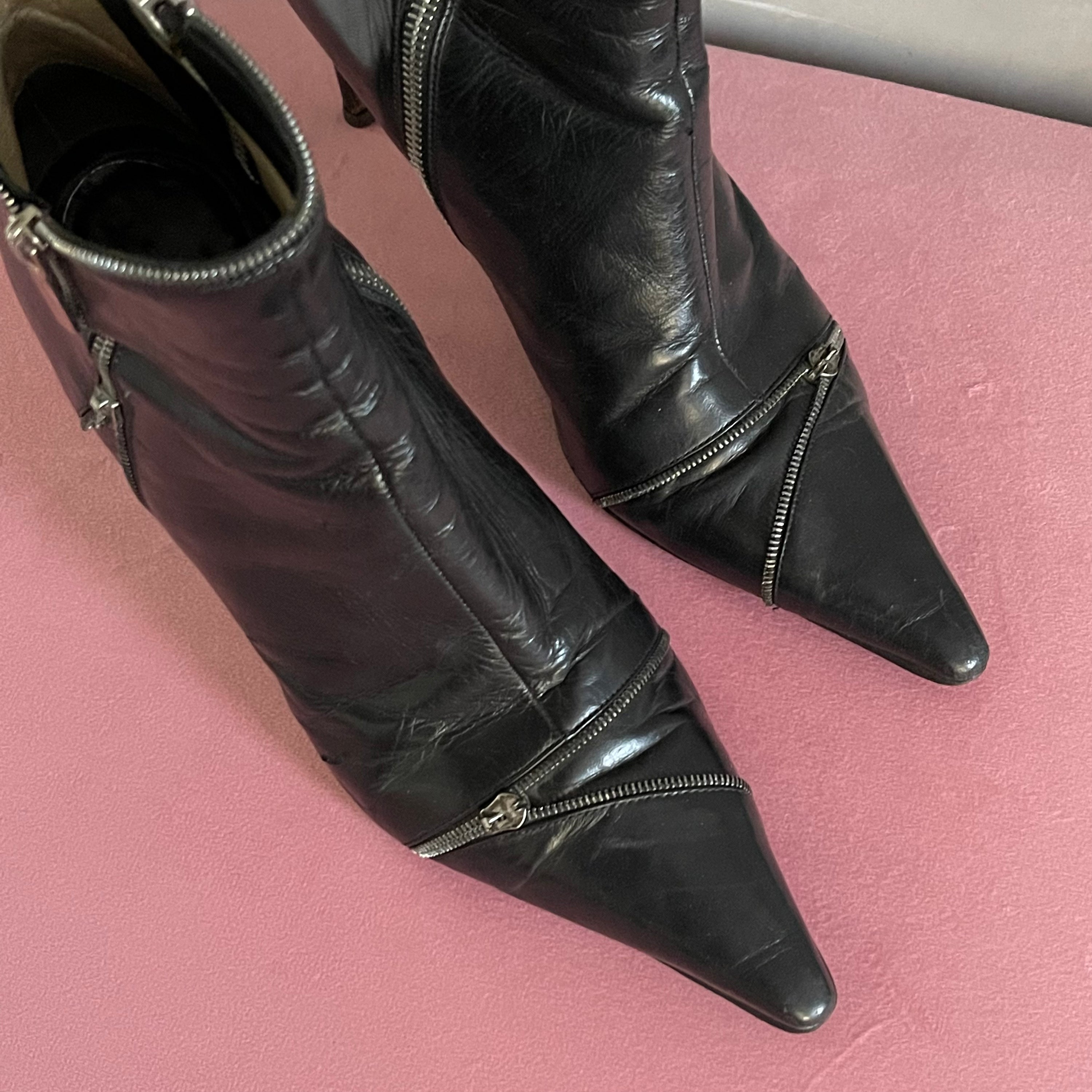 Dior Zipper Boots