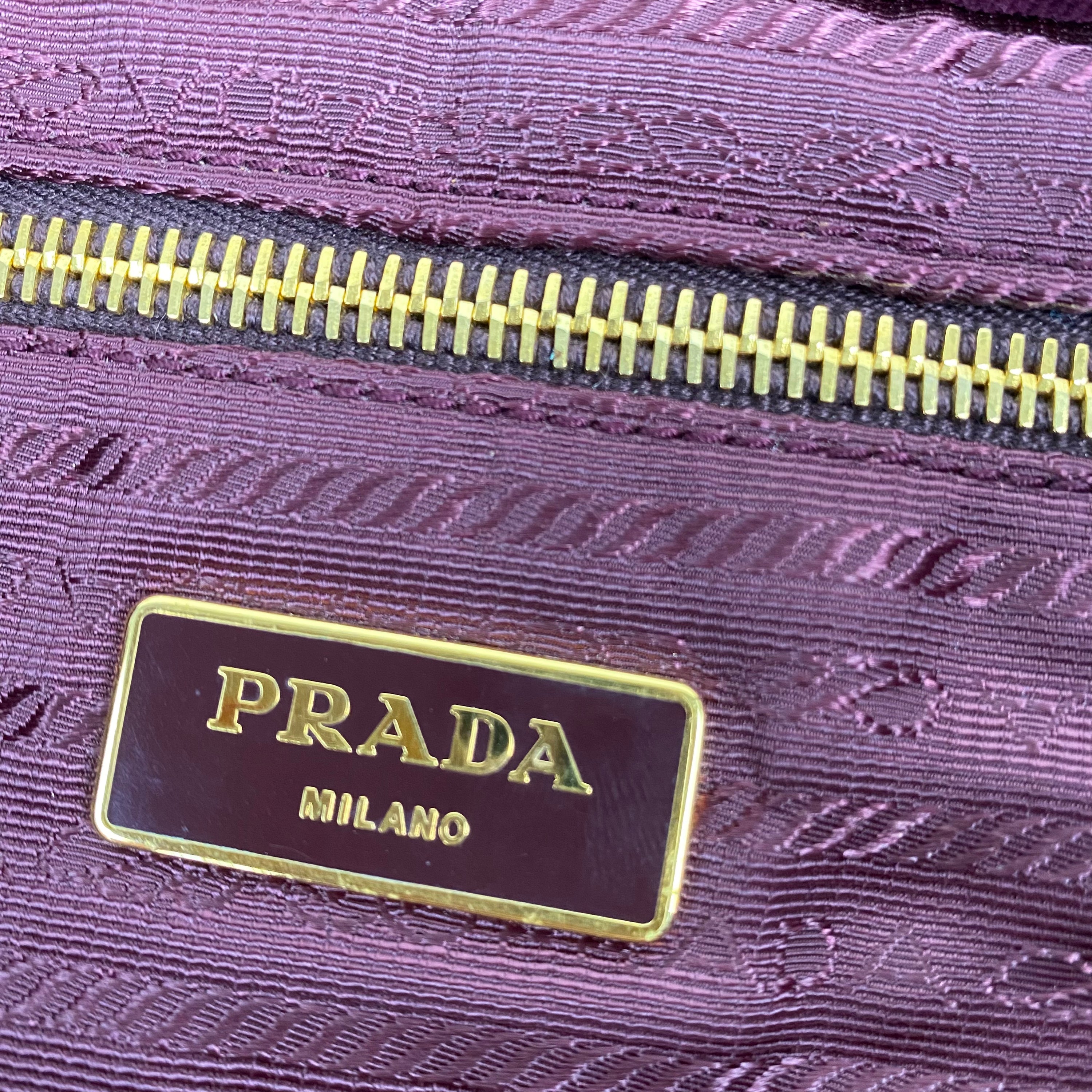 Prada Velvet Tote Bag