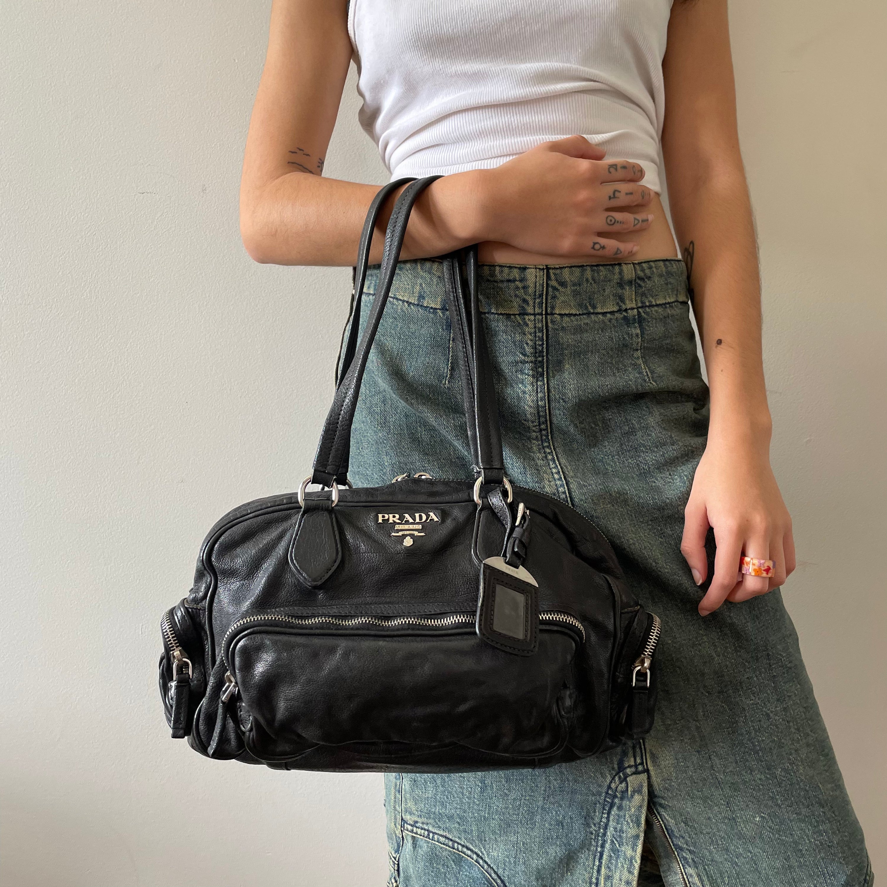 Prada Leather Shoulder Bag