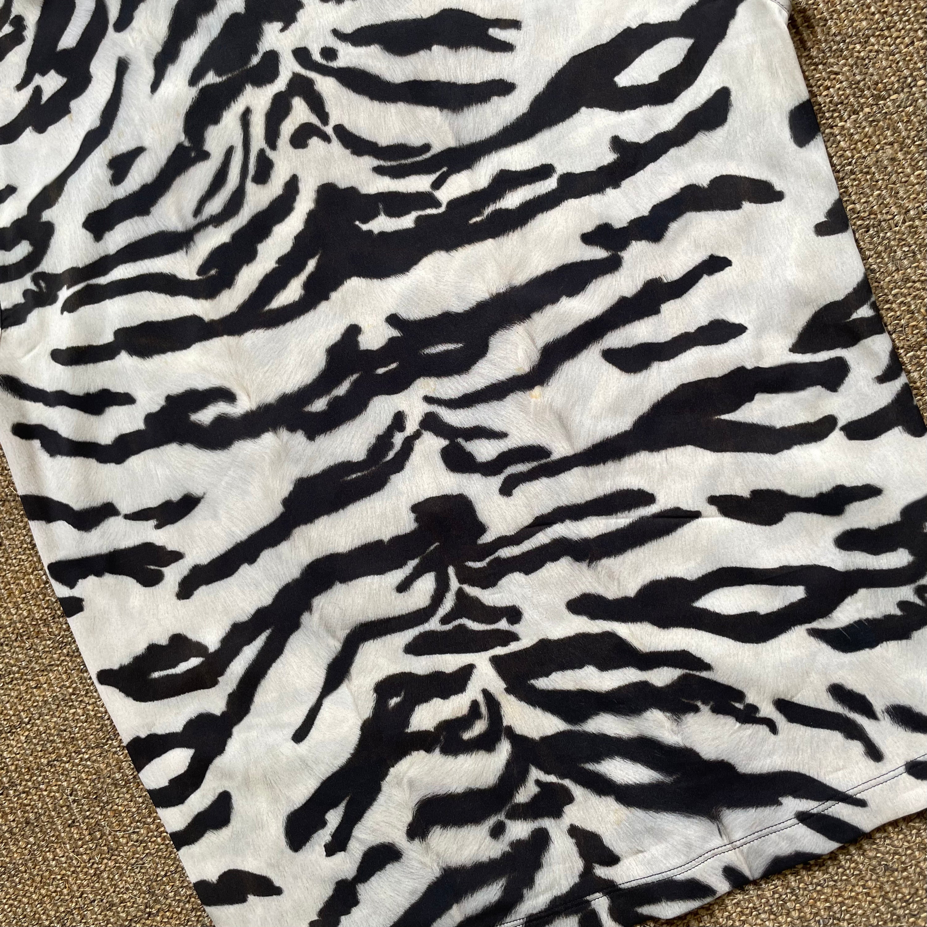Dolce & Gabbana Silk Animal Print T-Shirt