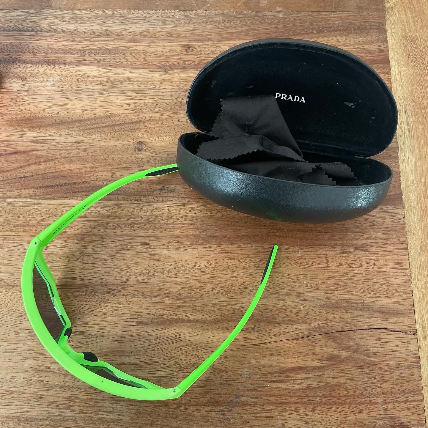 Prada SPS10u Green Sunglasses
